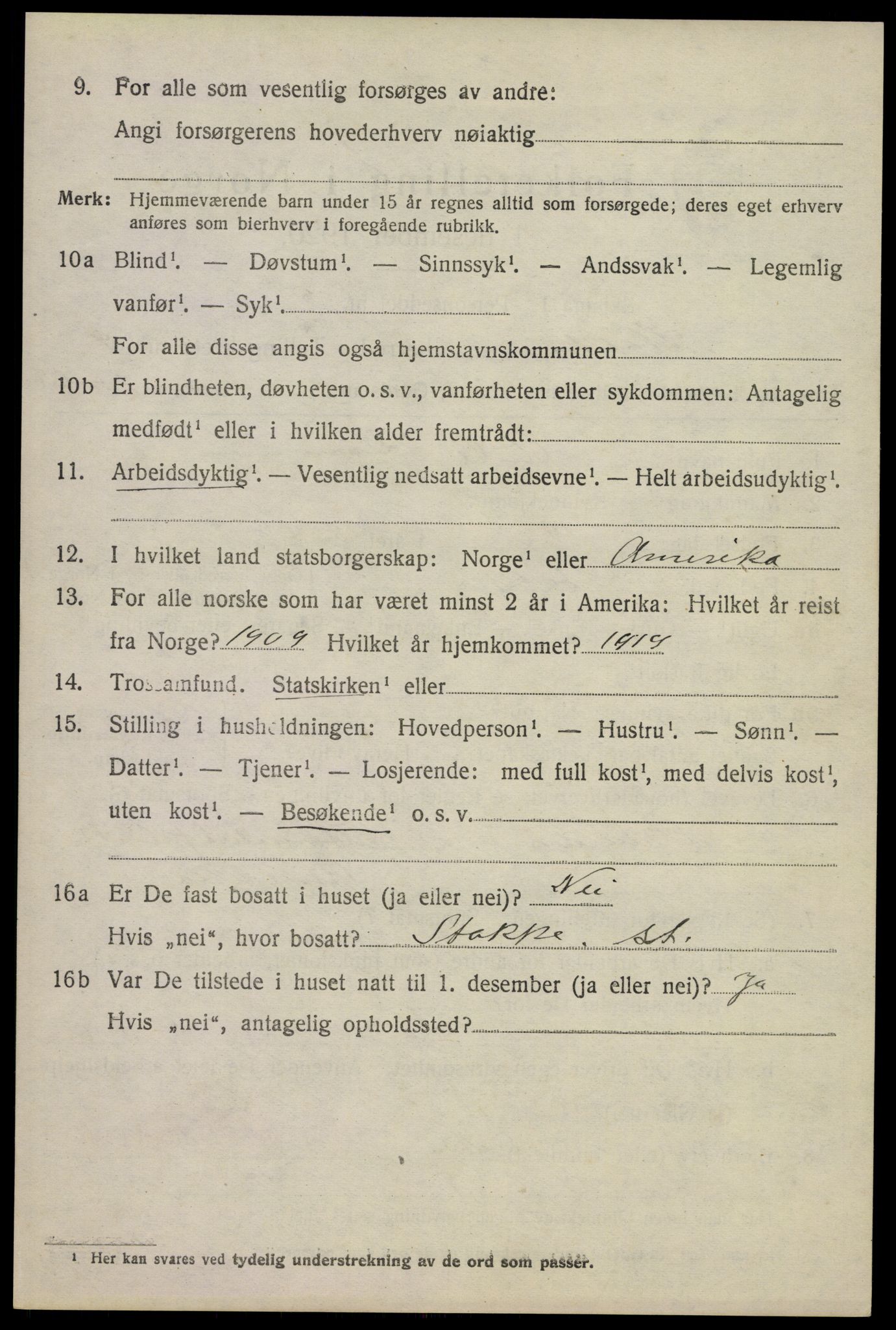 SAKO, 1920 census for Stokke, 1920, p. 10895