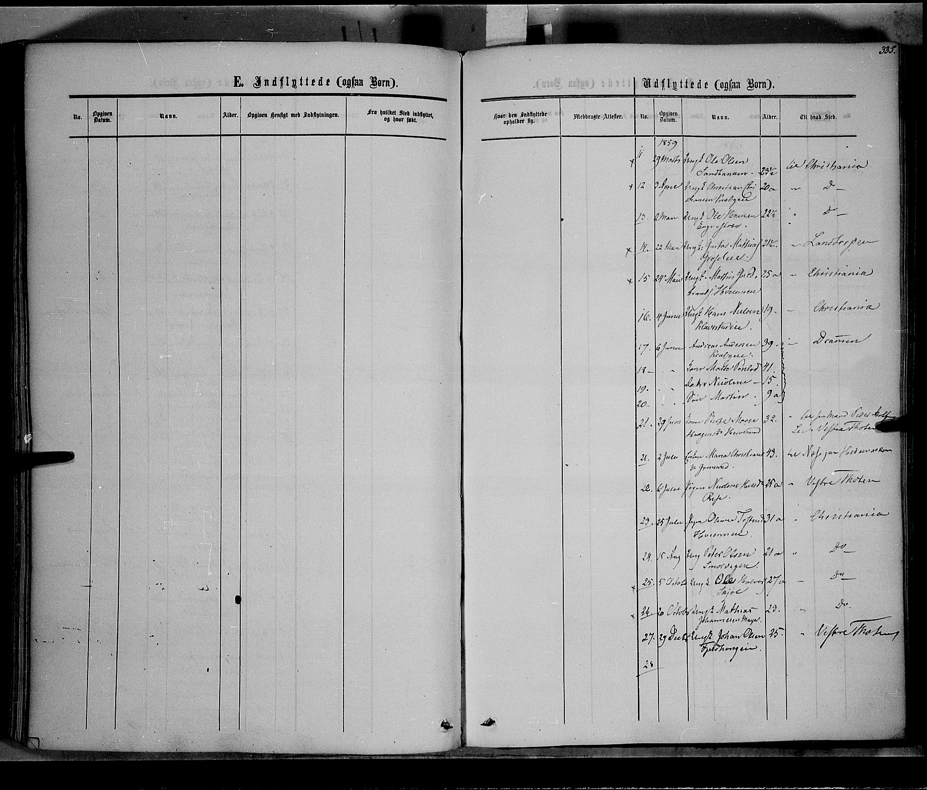 Østre Toten prestekontor, SAH/PREST-104/H/Ha/Haa/L0004: Parish register (official) no. 4, 1857-1865, p. 335