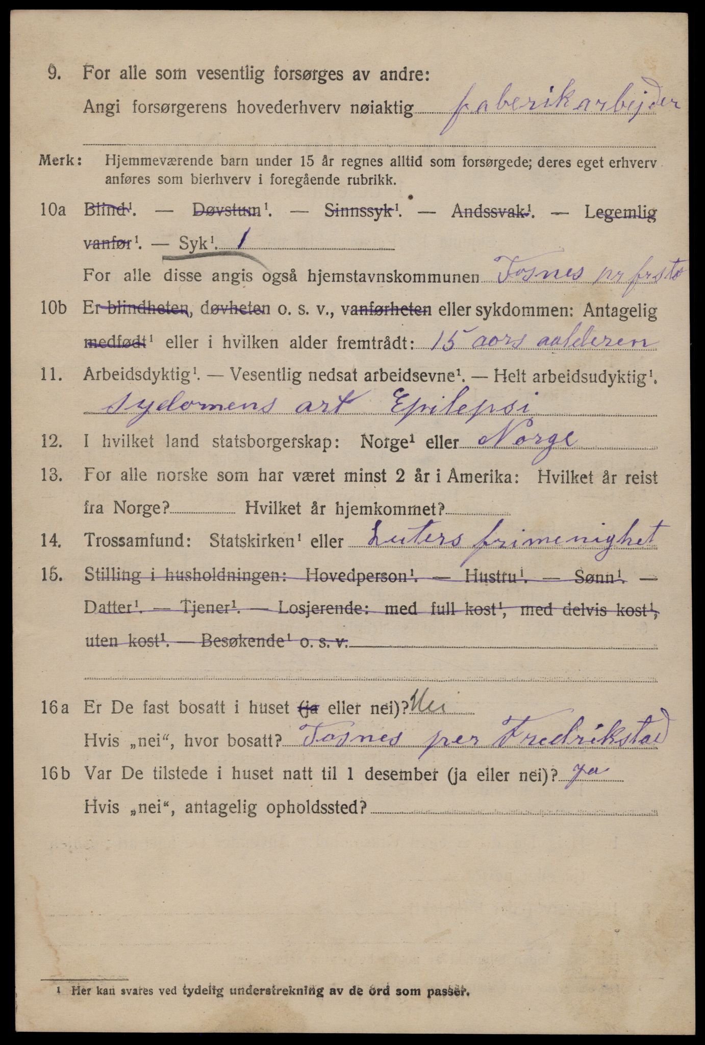 SAKO, 1920 census for Tinn, 1920, p. 17693