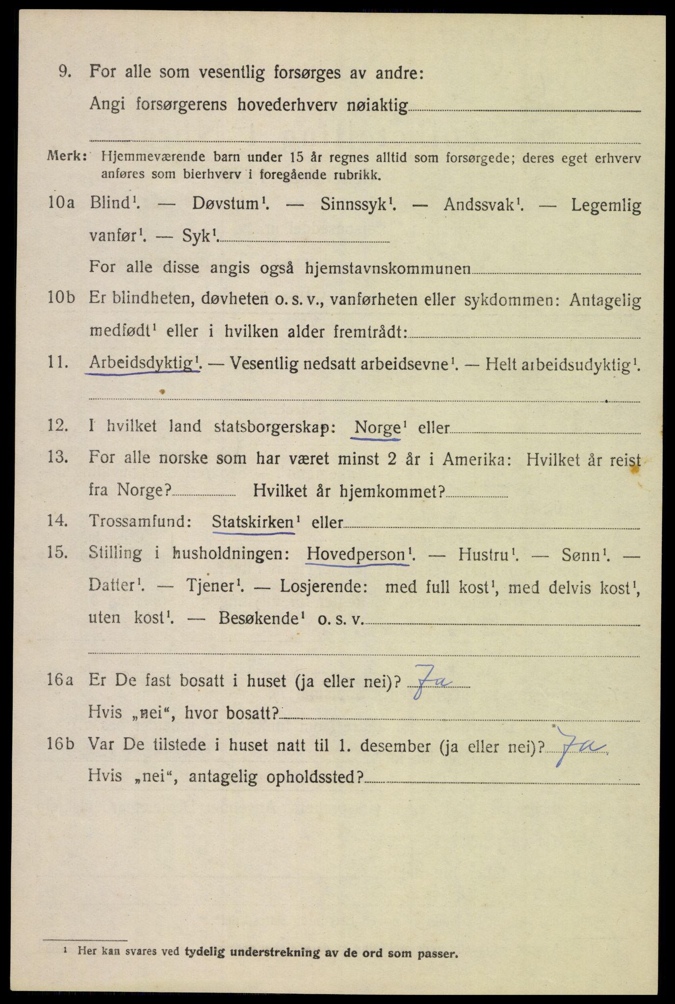 SAH, 1920 census for Østre Toten, 1920, p. 22205