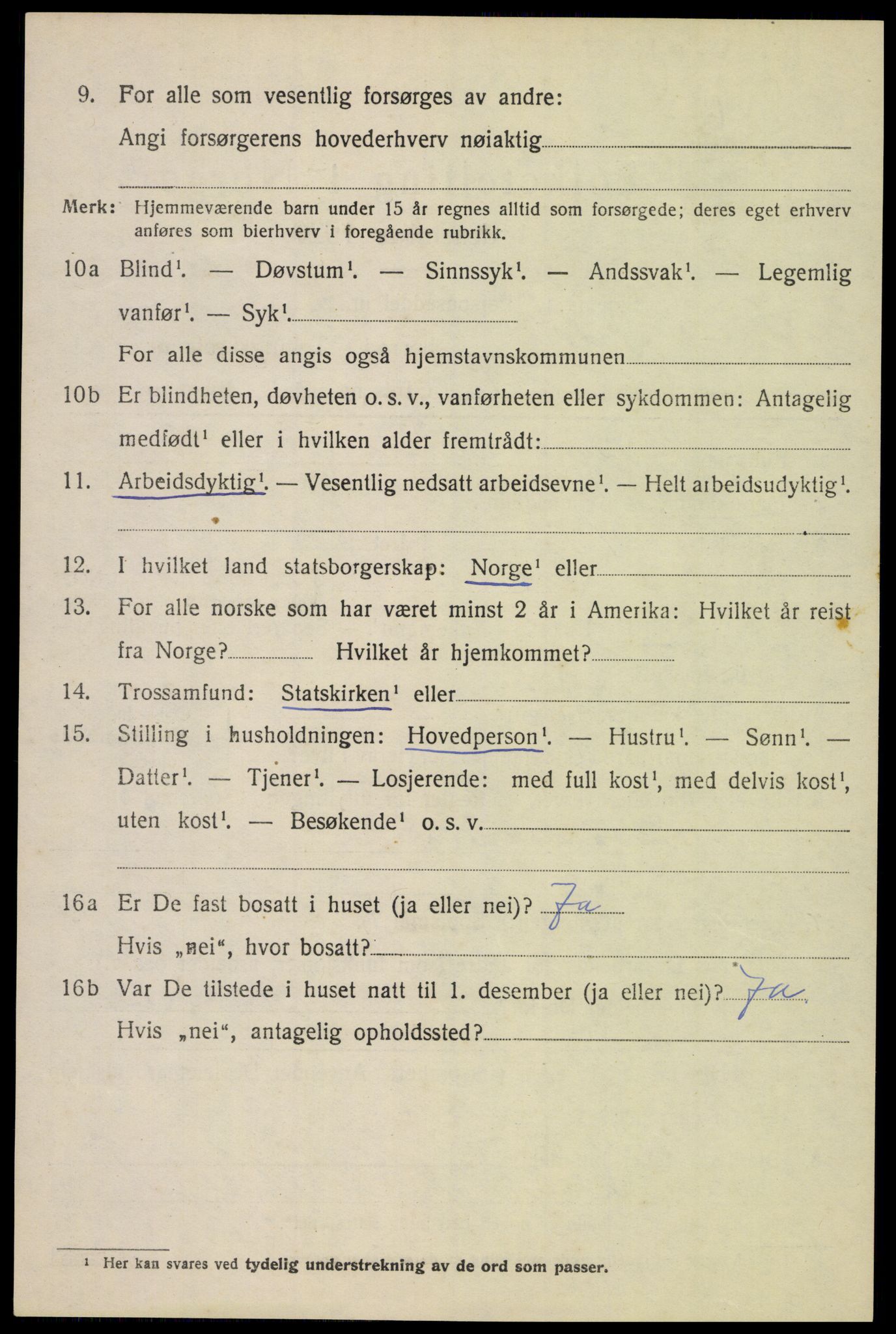 SAH, 1920 census for Østre Toten, 1920, p. 22205