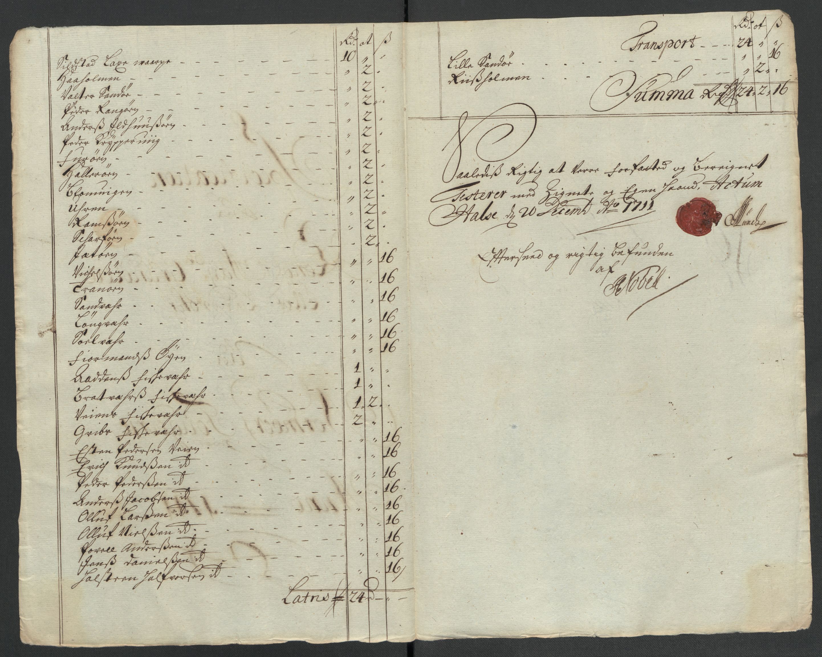 Rentekammeret inntil 1814, Reviderte regnskaper, Fogderegnskap, RA/EA-4092/R56/L3745: Fogderegnskap Nordmøre, 1711, p. 335