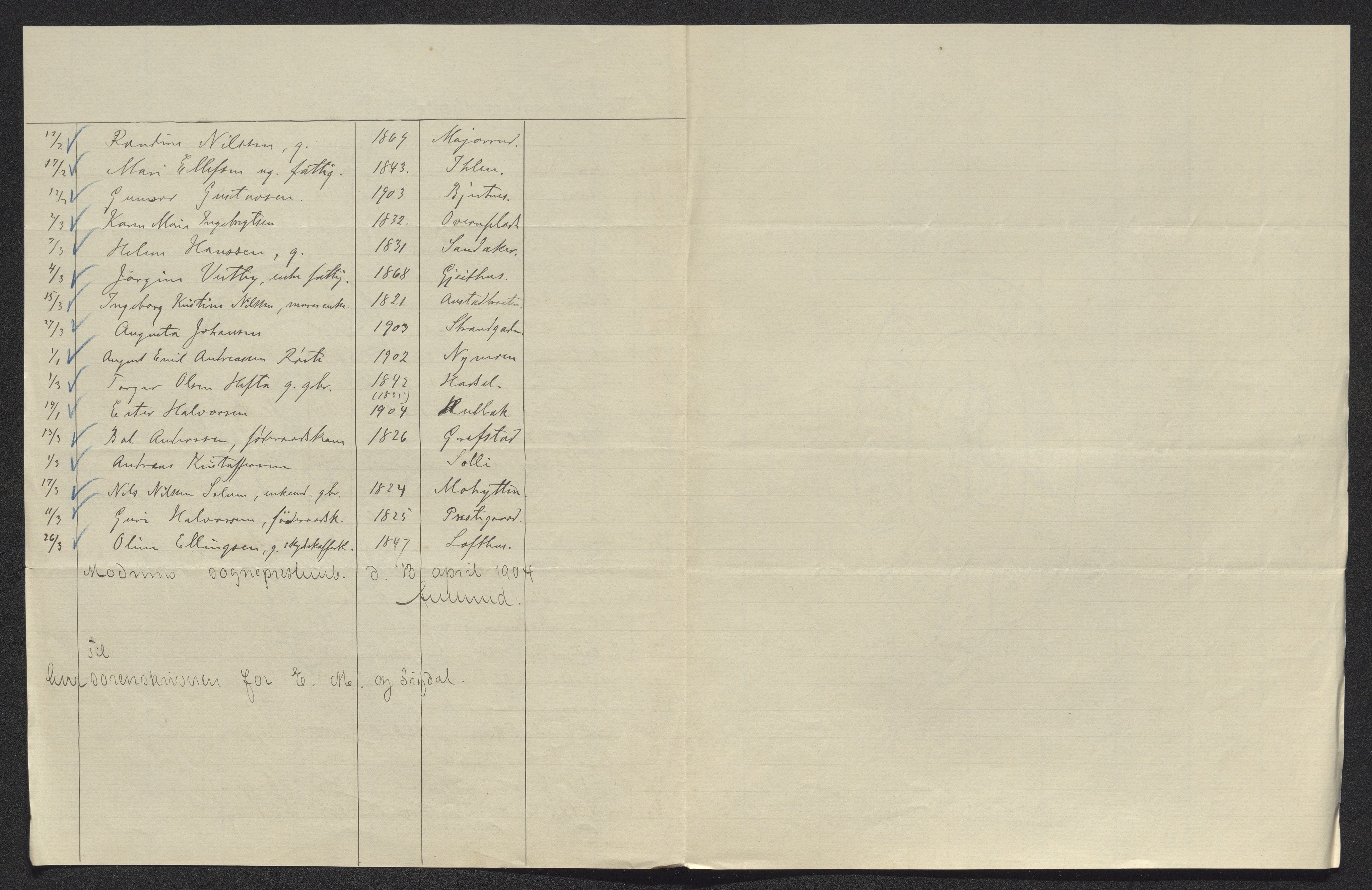 Eiker, Modum og Sigdal sorenskriveri, AV/SAKO-A-123/H/Ha/Hab/L0030: Dødsfallsmeldinger, 1903-1905, p. 638