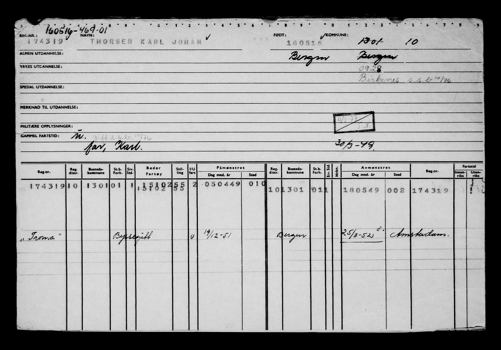 Direktoratet for sjømenn, AV/RA-S-3545/G/Gb/L0139: Hovedkort, 1916, p. 183