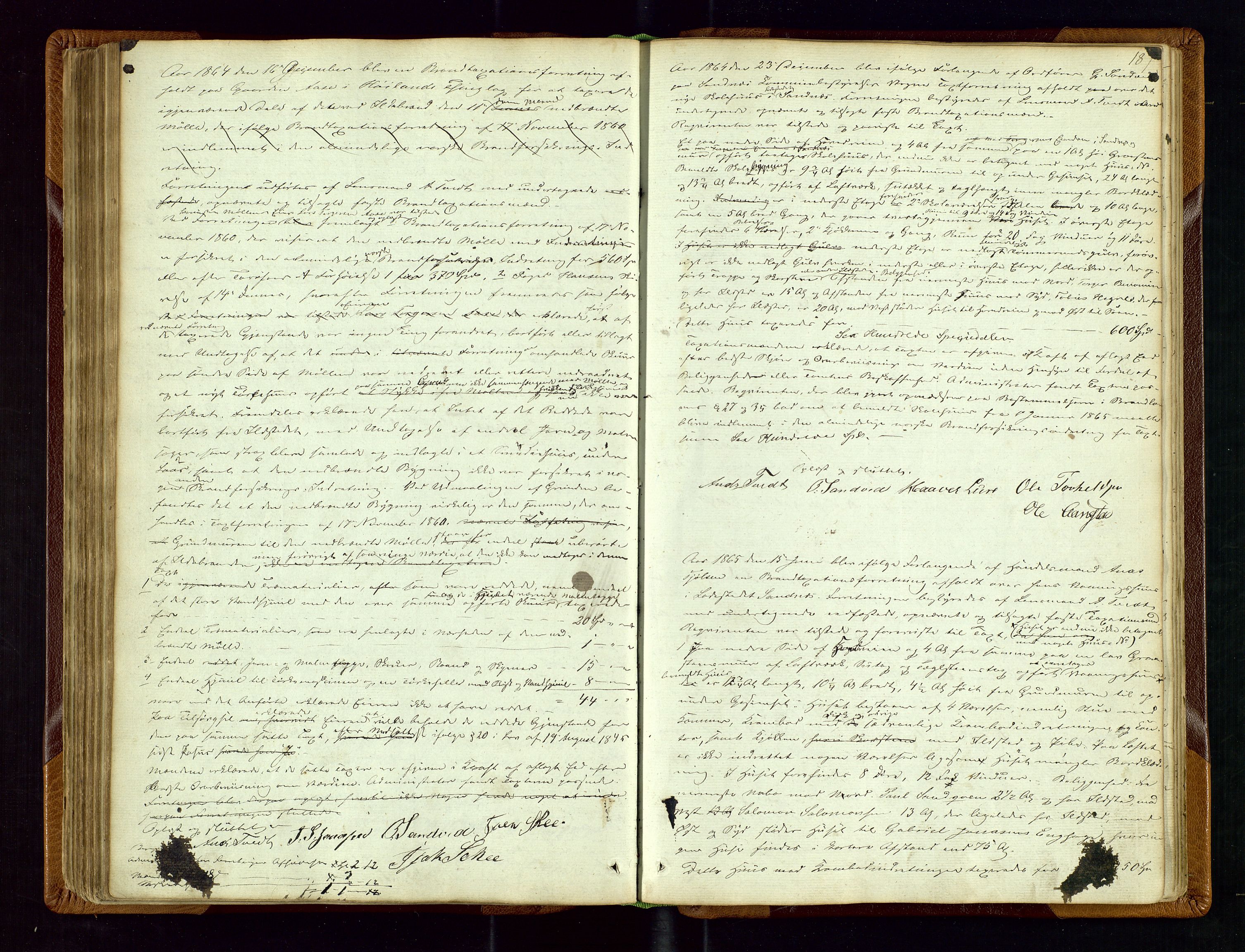 Høyland/Sandnes lensmannskontor, AV/SAST-A-100166/Goa/L0001: Takstprotokoll, 1846-1880, p. 186b-187a