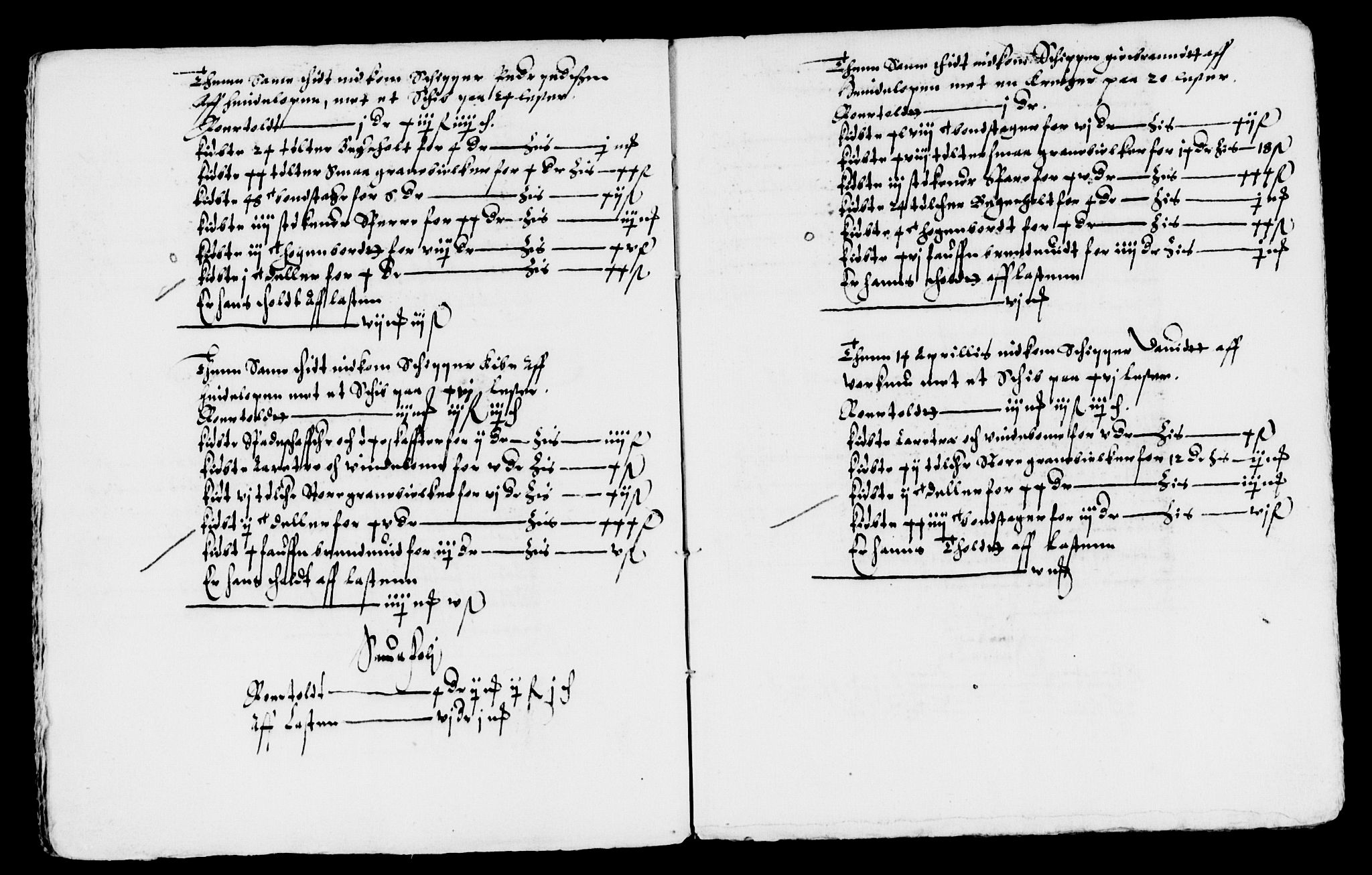 Rentekammeret inntil 1814, Reviderte regnskaper, Lensregnskaper, AV/RA-EA-5023/R/Rb/Rbo/L0001: Tønsberg len, 1584-1612