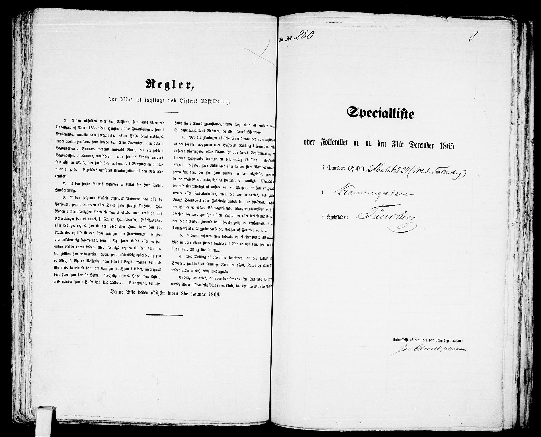 RA, 1865 census for Tønsberg, 1865, p. 602