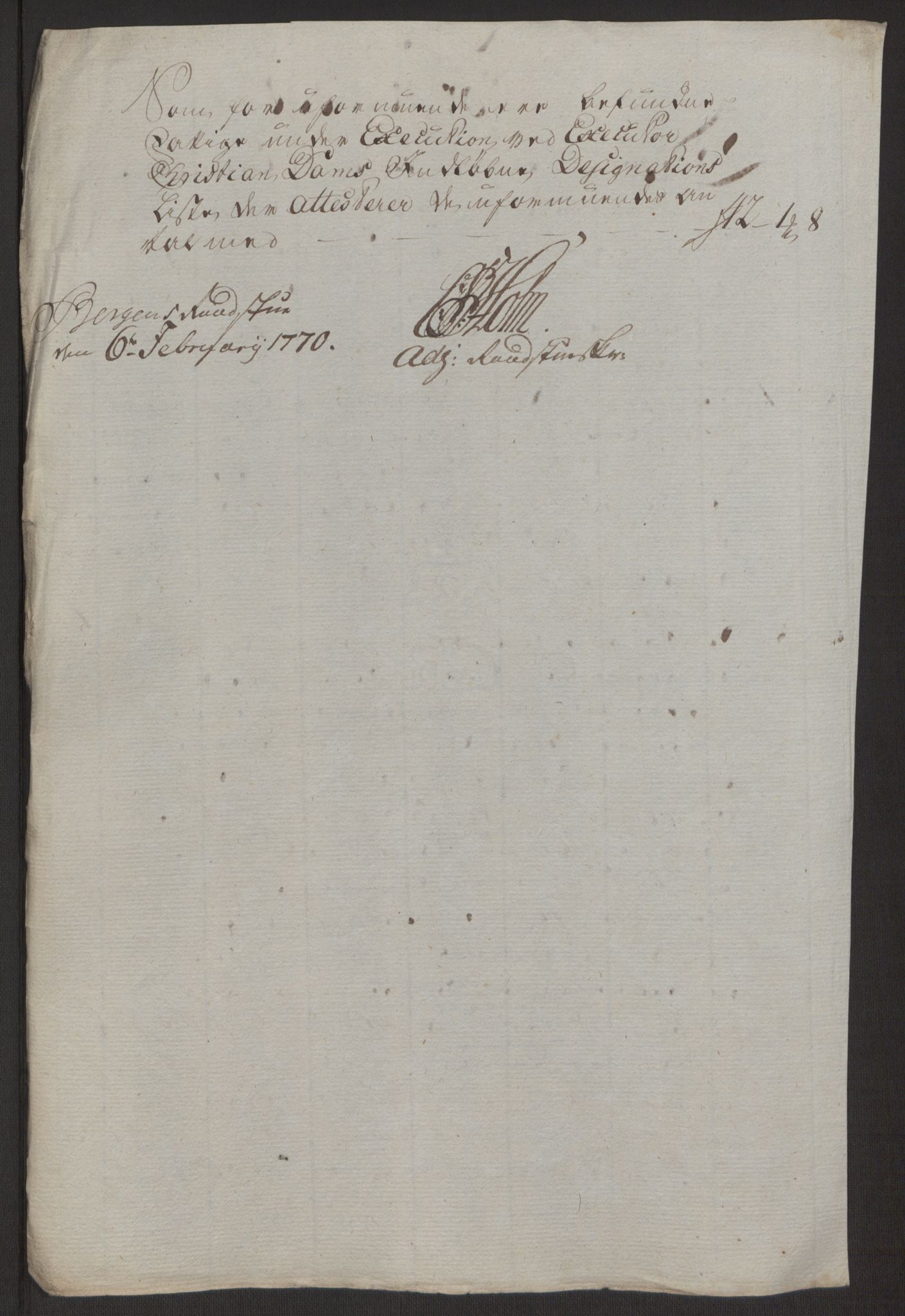 Rentekammeret inntil 1814, Reviderte regnskaper, Byregnskaper, AV/RA-EA-4066/R/Rp/L0367/0001: [P21] Kontribusjonsregnskap / Ekstraskatt, 1764, p. 167