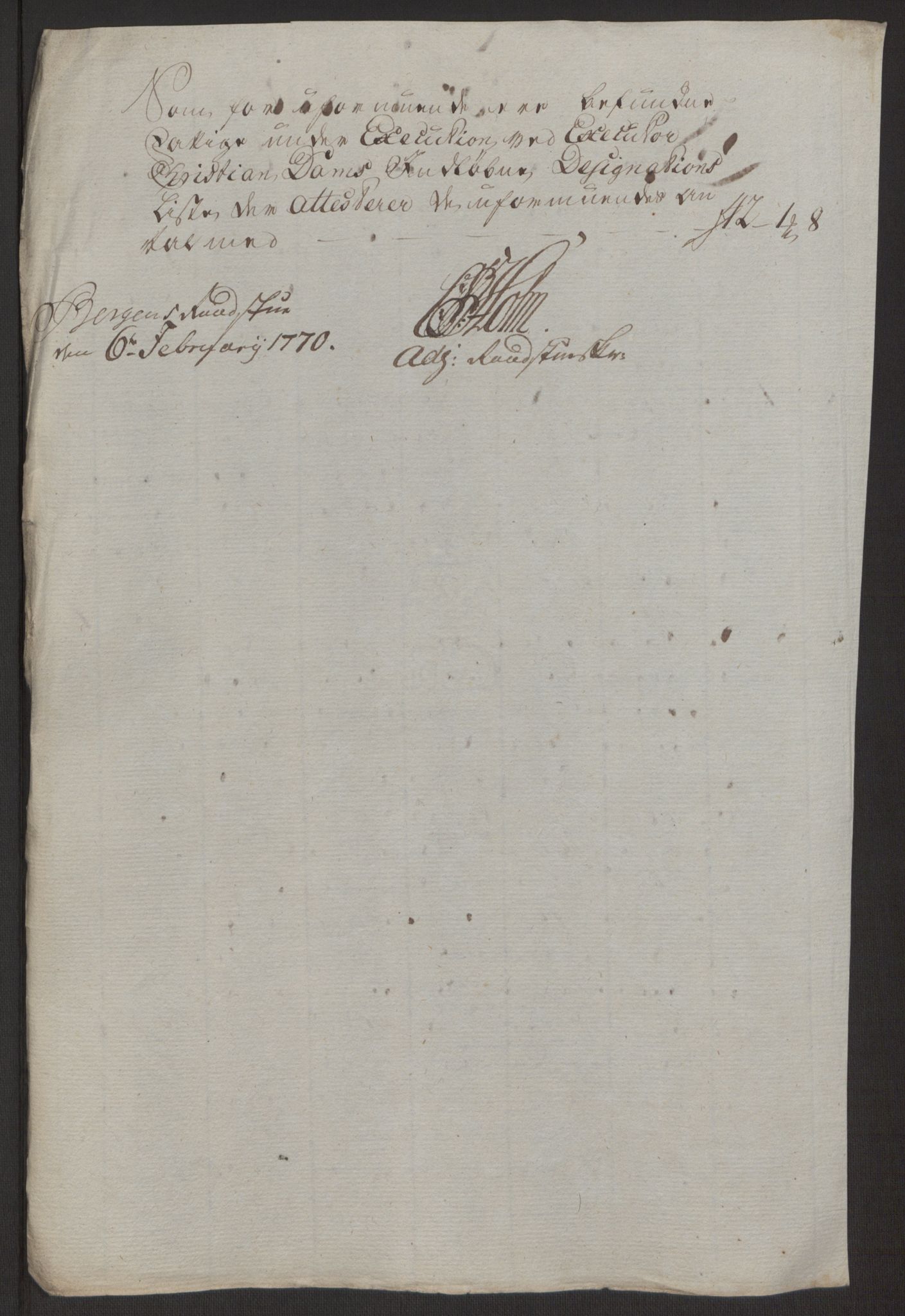 Rentekammeret inntil 1814, Reviderte regnskaper, Byregnskaper, RA/EA-4066/R/Rp/L0367/0001: [P21] Kontribusjonsregnskap / Ekstraskatt, 1764, p. 167