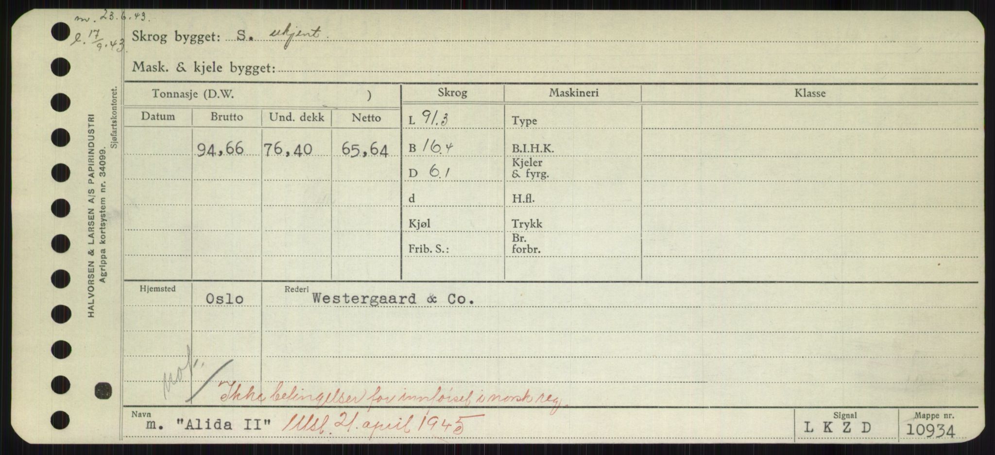 Sjøfartsdirektoratet med forløpere, Skipsmålingen, RA/S-1627/H/Hd/L0001: Fartøy, A-Anv, p. 345