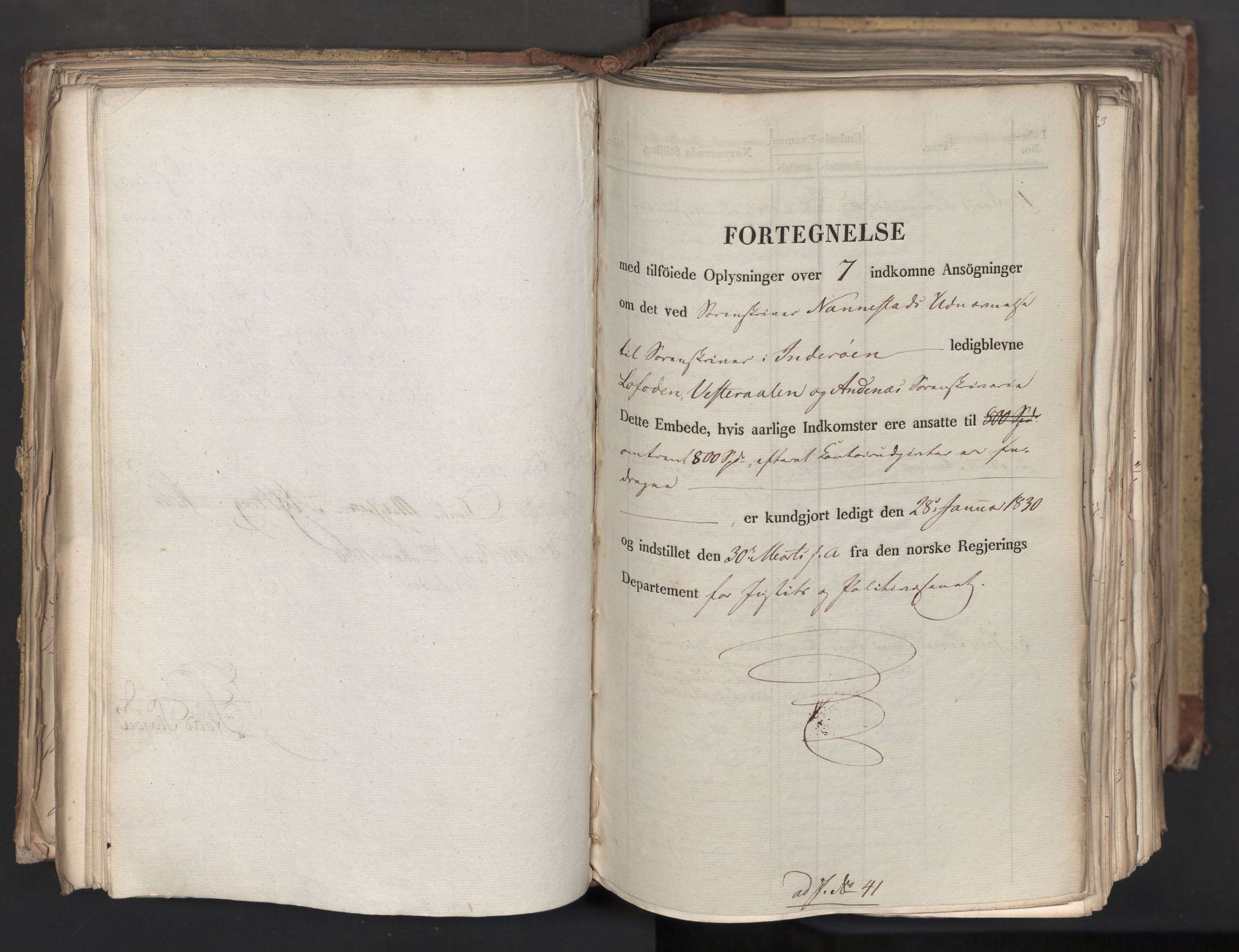 Statsrådsavdelingen i Stockholm, AV/RA-S-1003/D/Da/L0065: Regjeringsinnstillinger nr. 1-239, 1830, p. 165