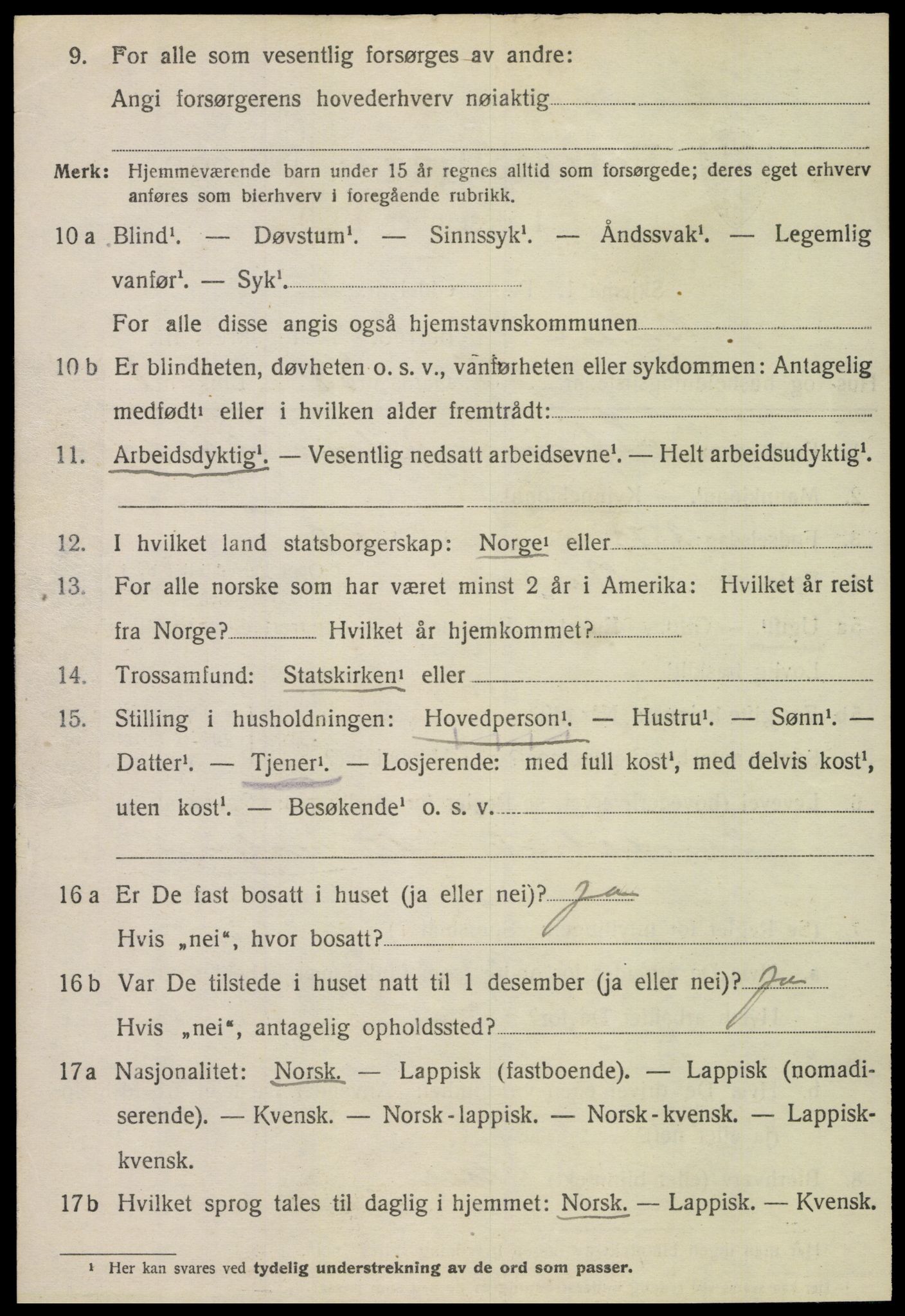 SAT, 1920 census for Bindal, 1920, p. 5580