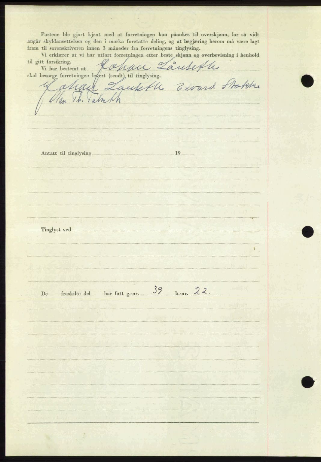 Romsdal sorenskriveri, AV/SAT-A-4149/1/2/2C: Mortgage book no. A31, 1949-1949, Diary no: : 3367/1949