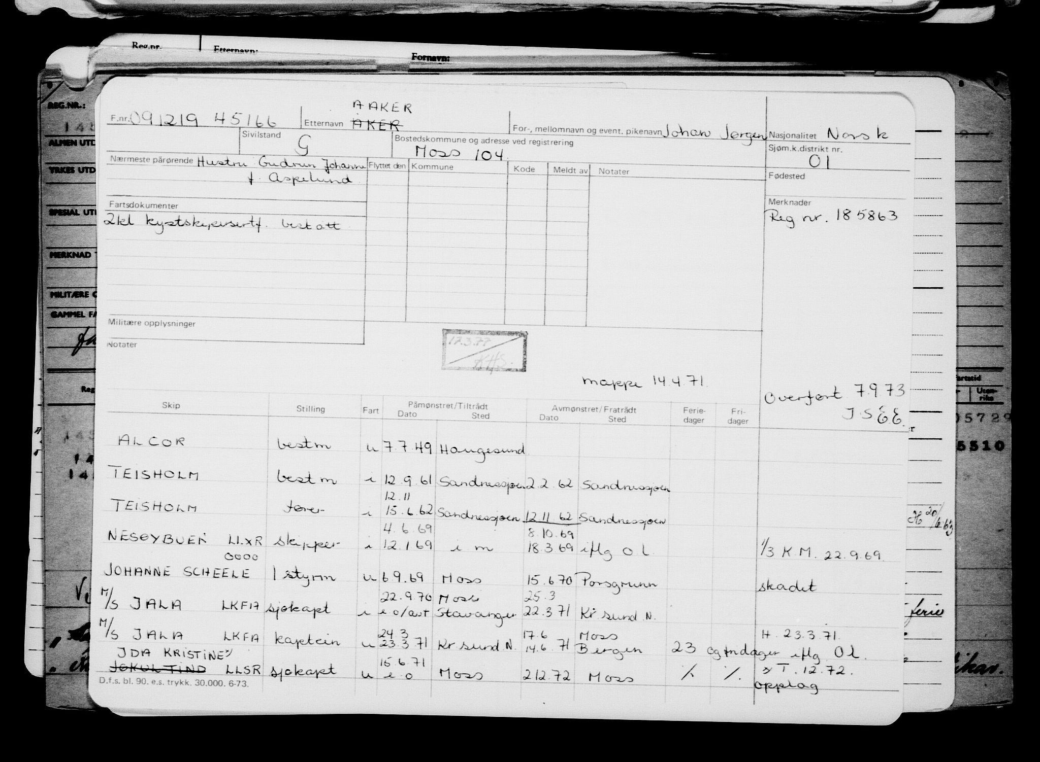 Direktoratet for sjømenn, AV/RA-S-3545/G/Gb/L0174: Hovedkort, 1919, p. 472