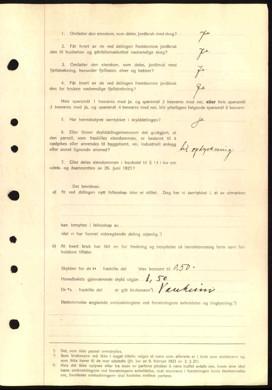 Romsdal sorenskriveri, AV/SAT-A-4149/1/2/2C: Mortgage book no. A1, 1936-1936, Diary no: : 1857/1936