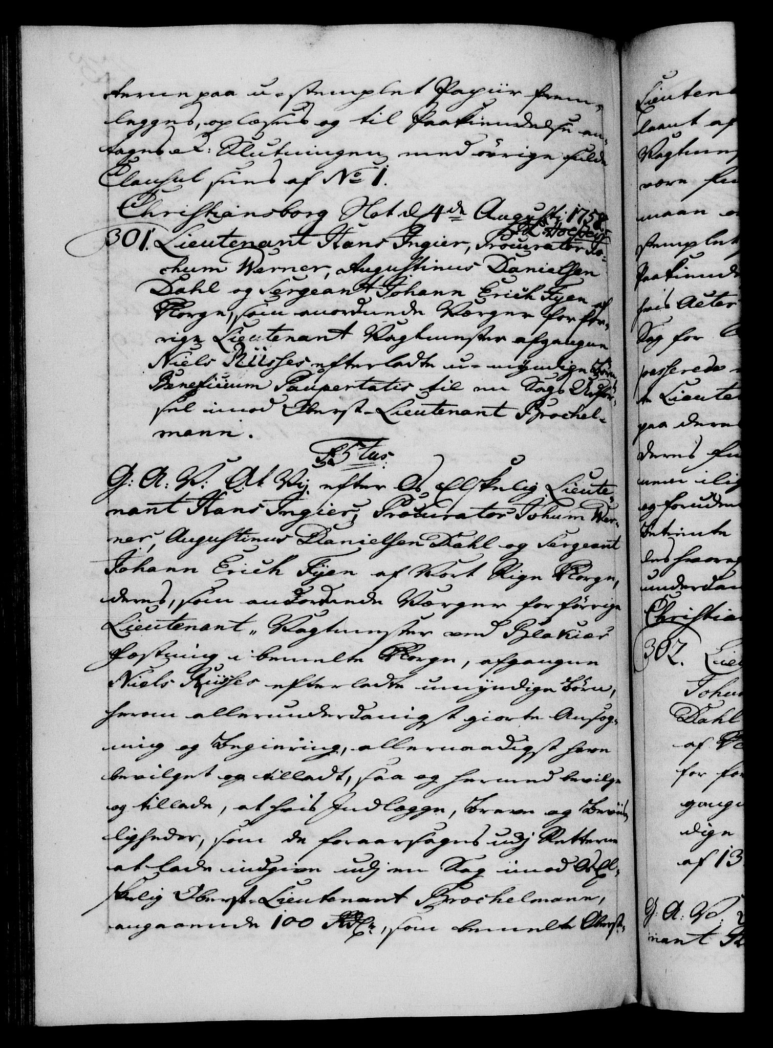 Danske Kanselli 1572-1799, RA/EA-3023/F/Fc/Fca/Fcaa/L0040: Norske registre, 1757-1759, p. 425b