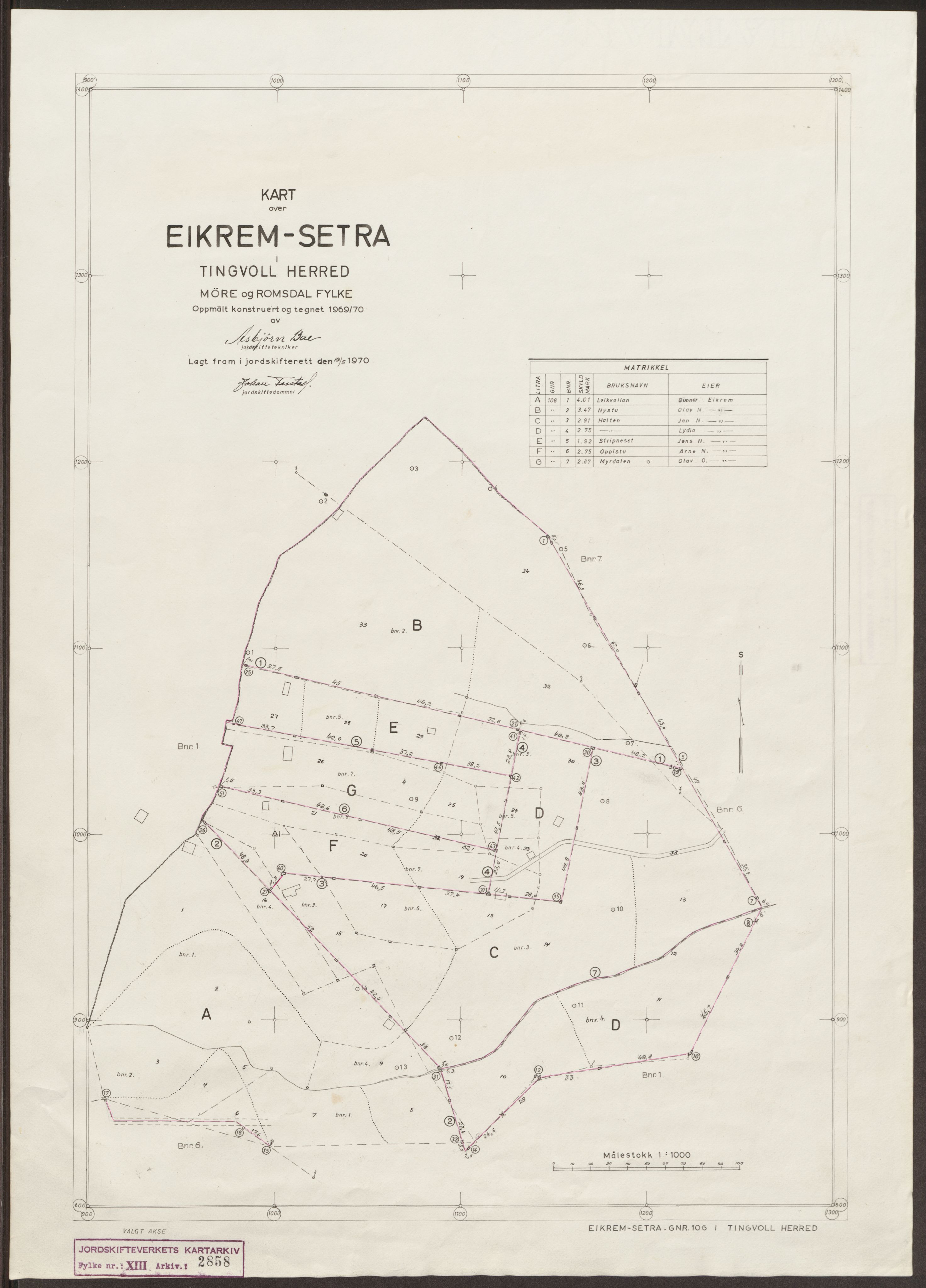 Jordskifteverkets kartarkiv, RA/S-3929/T, 1859-1988, p. 3602