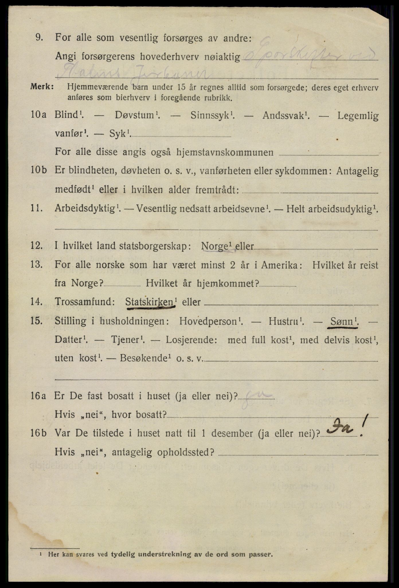 SAKO, 1920 census for Larvik, 1920, p. 23041