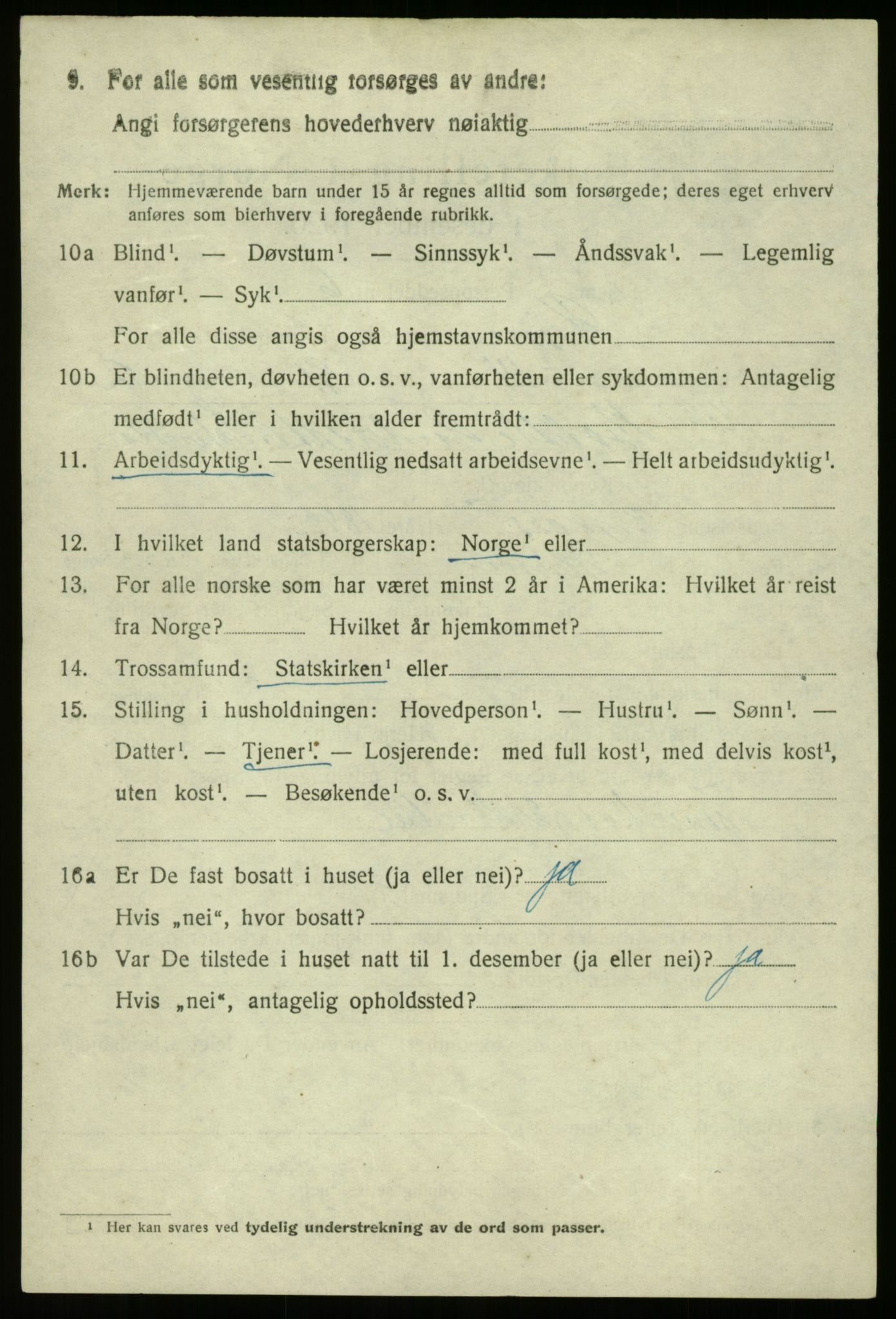 SAB, 1920 census for Kinn, 1920, p. 11740