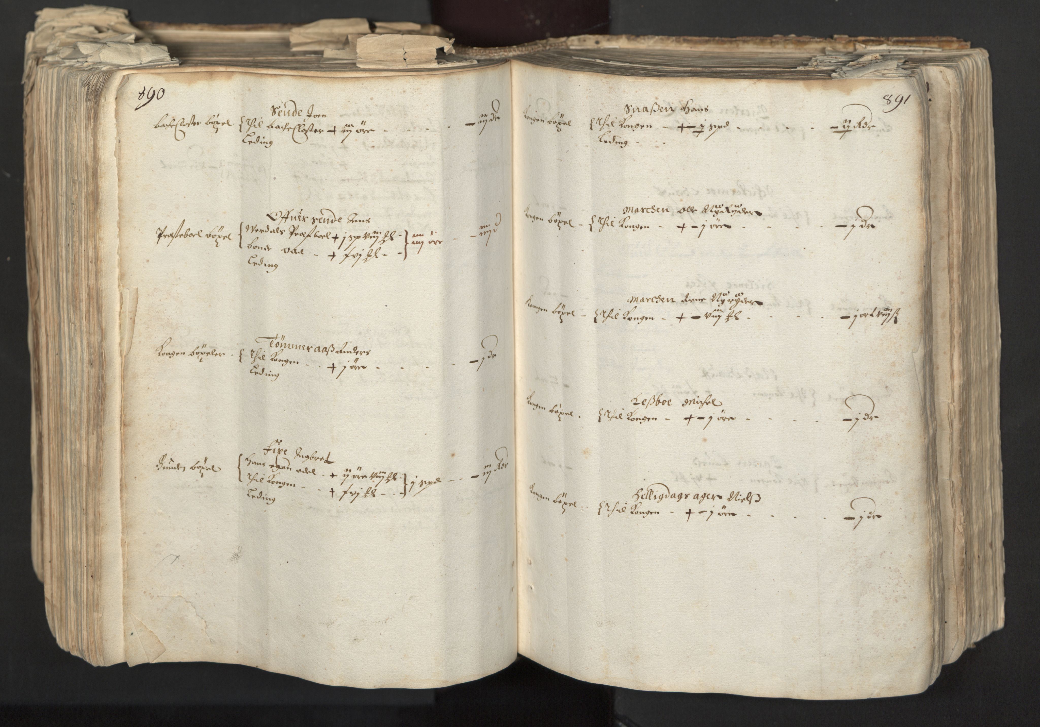 Rentekammeret inntil 1814, Realistisk ordnet avdeling, RA/EA-4070/L/L0027: Trondheim lagdømme:, 1661, p. 890-891