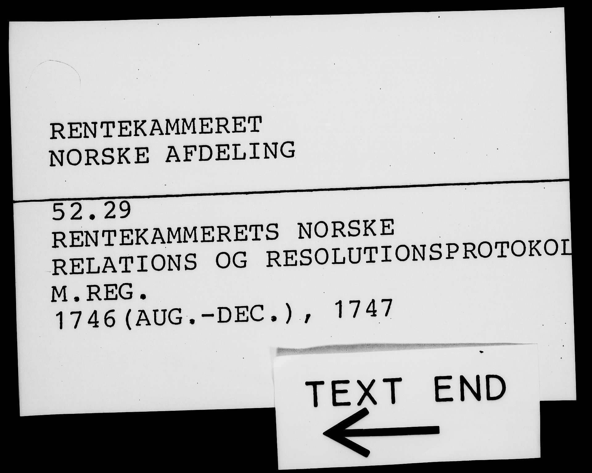 Rentekammeret, Kammerkanselliet, AV/RA-EA-3111/G/Gf/Gfa/L0029: Norsk relasjons- og resolusjonsprotokoll (merket RK 52.29), 1746-1747, p. 621