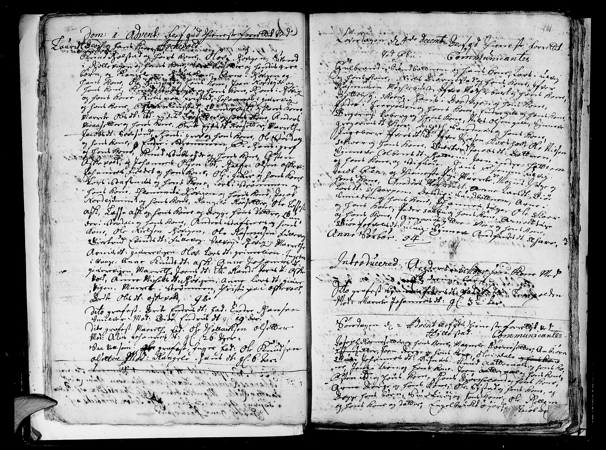 Askvoll sokneprestembete, AV/SAB-A-79501/H/Haa/Haaa/L0001: Parish register (official) no. A 1, 1706-1711, p. 14