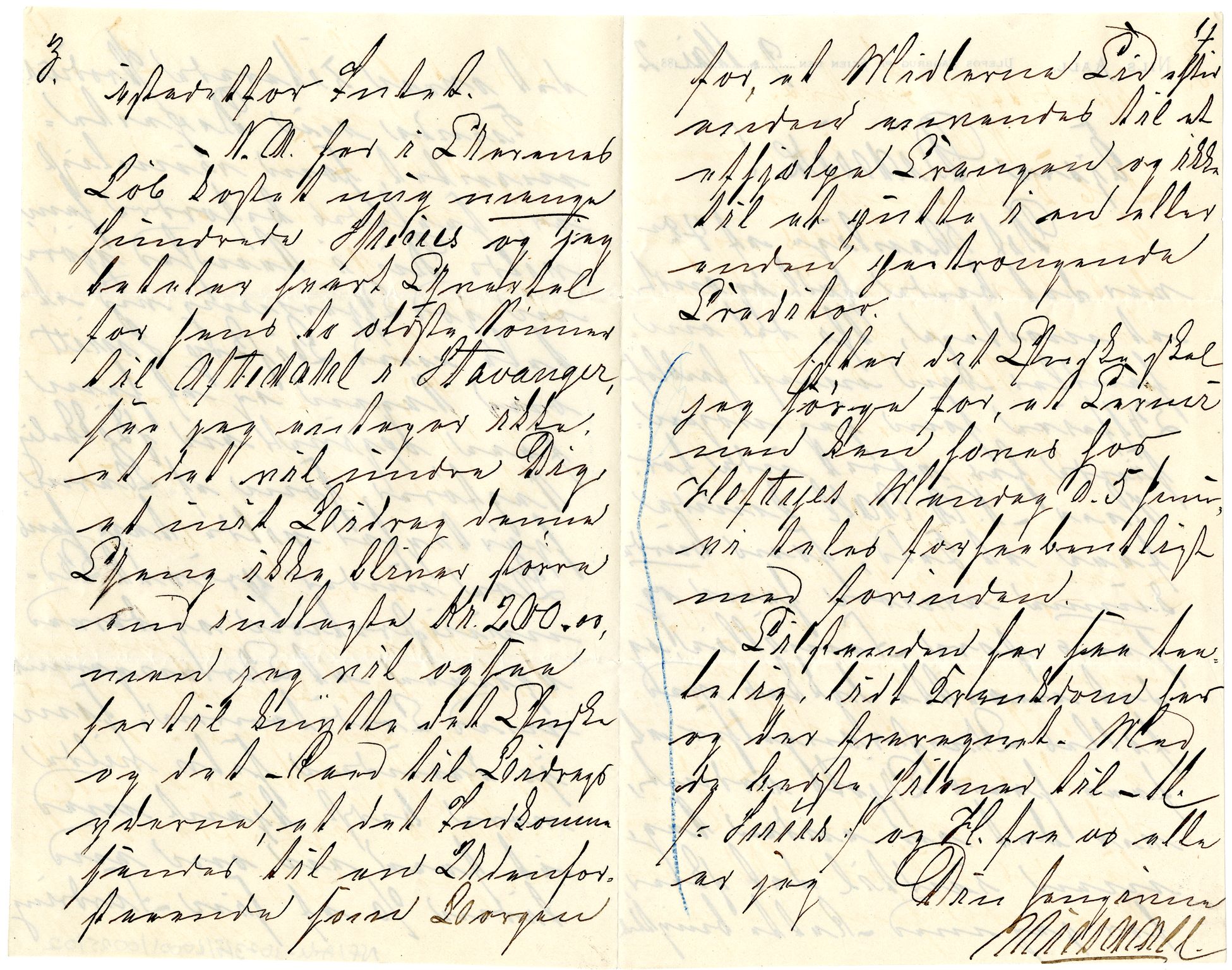 Diderik Maria Aalls brevsamling, NF/Ark-1023/F/L0001: D.M. Aalls brevsamling. A - B, 1738-1889, p. 278