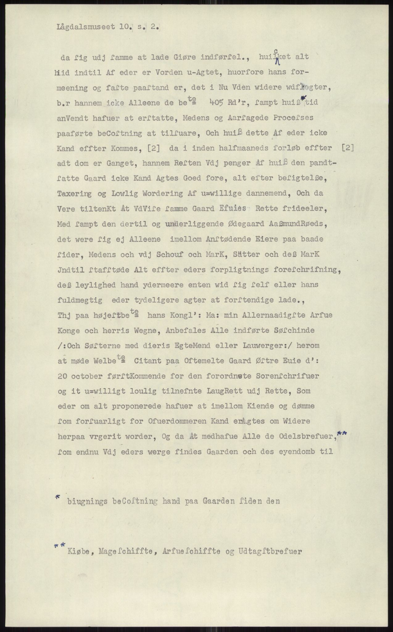 Samlinger til kildeutgivelse, Diplomavskriftsamlingen, AV/RA-EA-4053/H/Ha, p. 1129