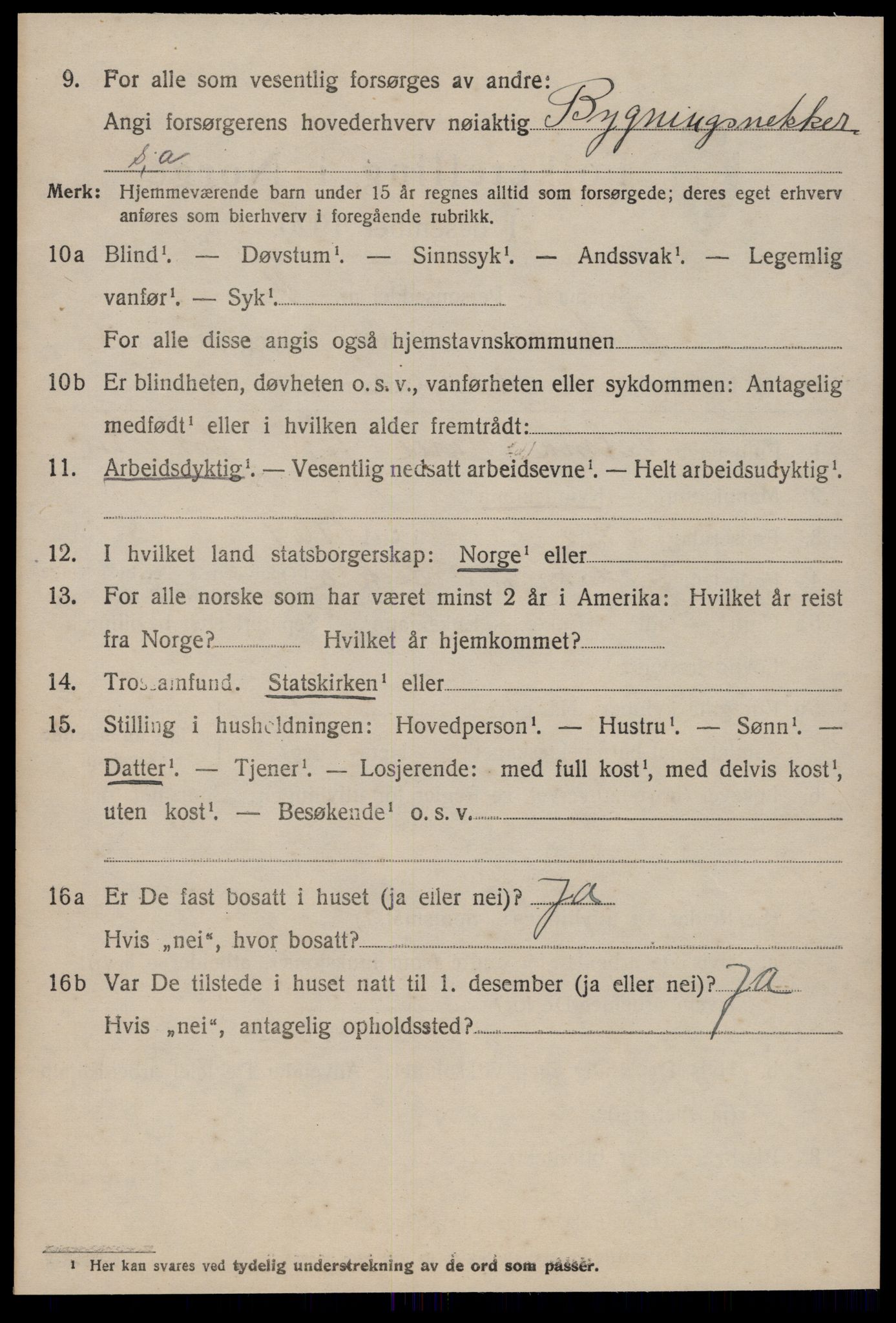 SAT, 1920 census for Aukra, 1920, p. 4230