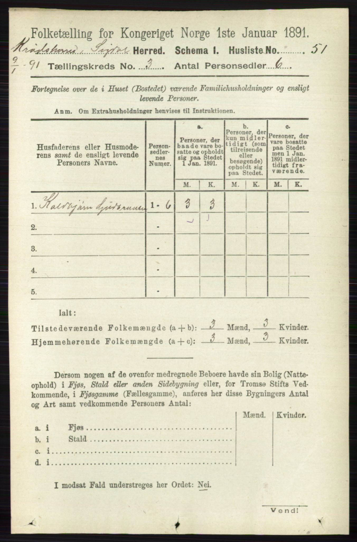 RA, 1891 census for 0621 Sigdal, 1891, p. 5572