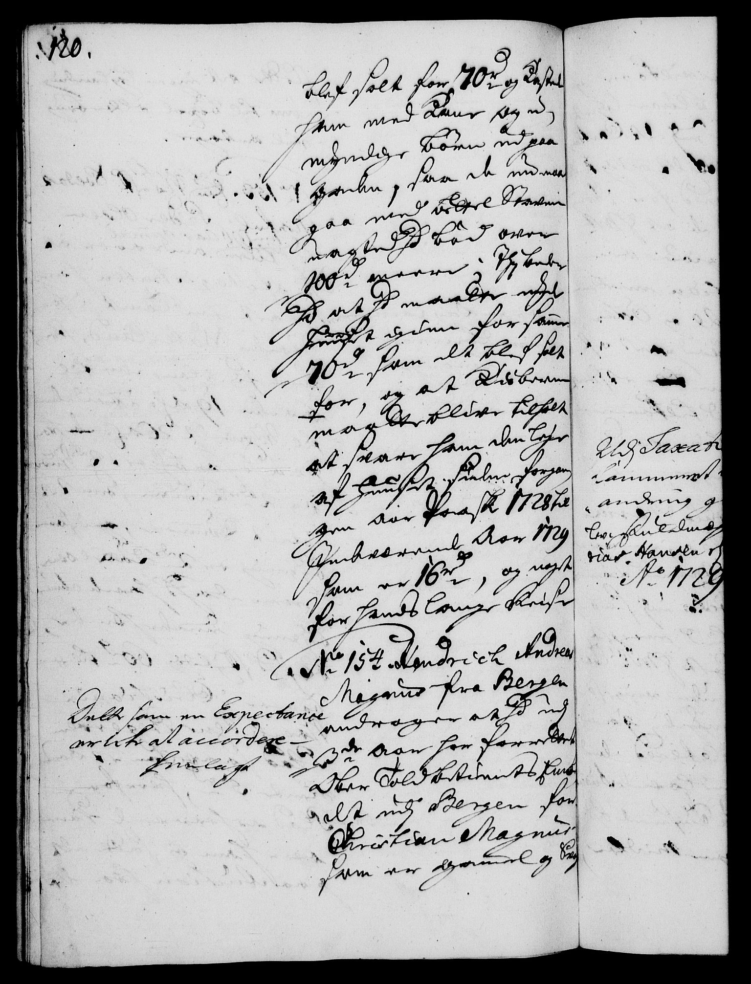 Rentekammeret, Kammerkanselliet, AV/RA-EA-3111/G/Gh/Gha/L0011: Norsk ekstraktmemorialprotokoll (merket RK 53.56), 1729, p. 120