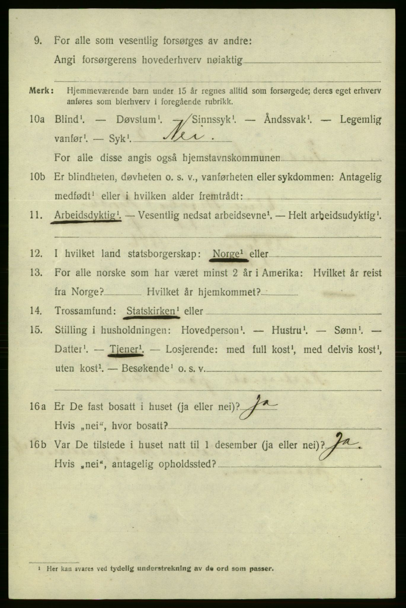 SAO, 1920 census for Fredrikshald, 1920, p. 12324