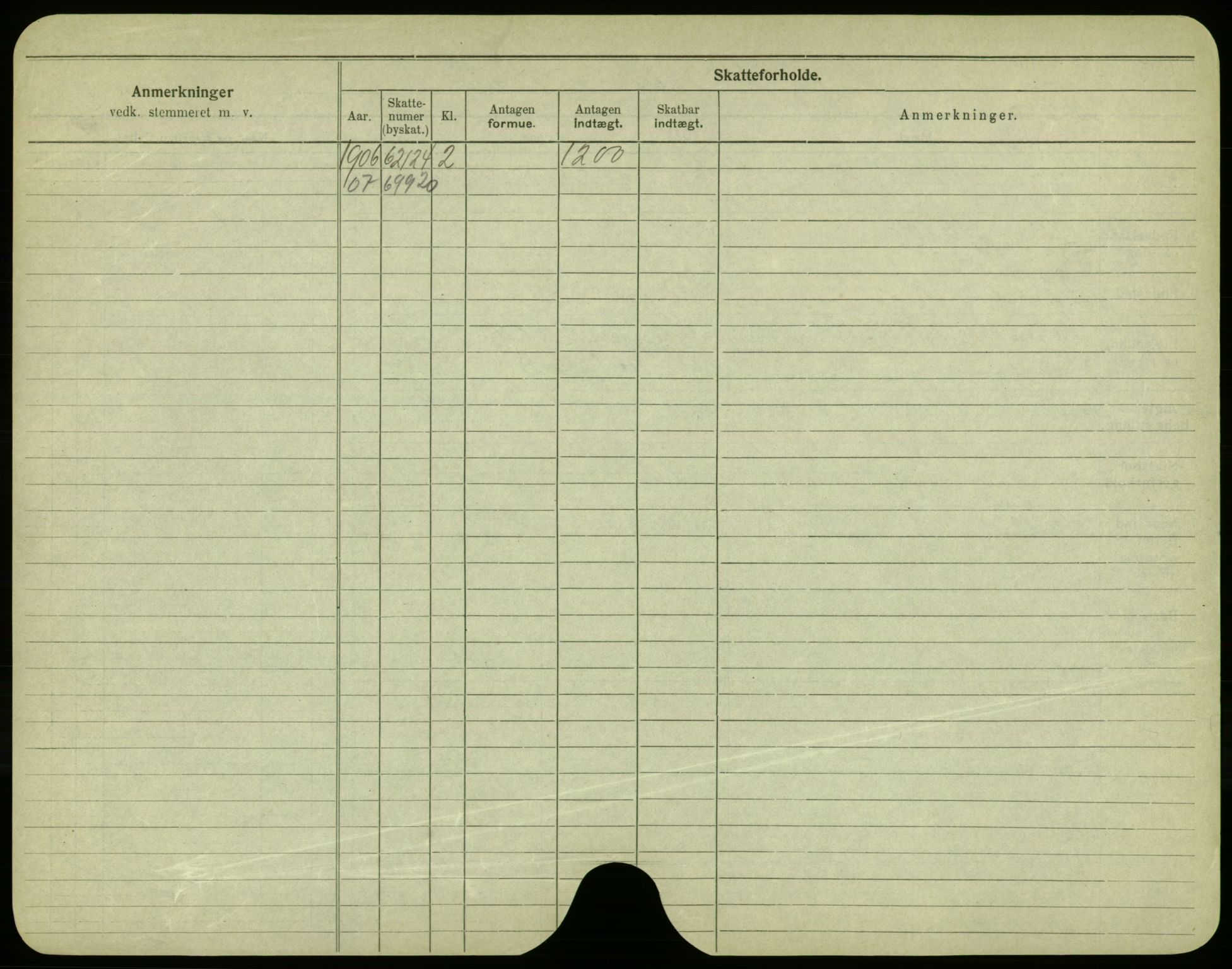 Oslo folkeregister, Registerkort, SAO/A-11715/F/Fa/Fac/L0003: Menn, 1906-1914, p. 51b