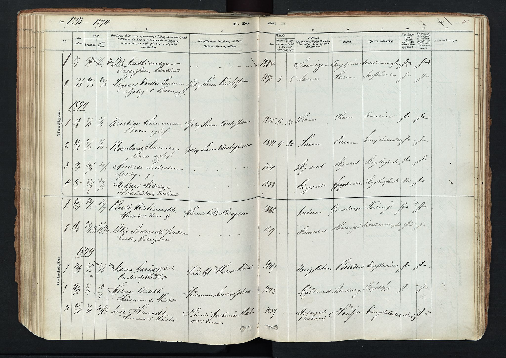 Trysil prestekontor, AV/SAH-PREST-046/H/Ha/Haa/L0011: Parish register (official) no. 11, 1878-1912, p. 212