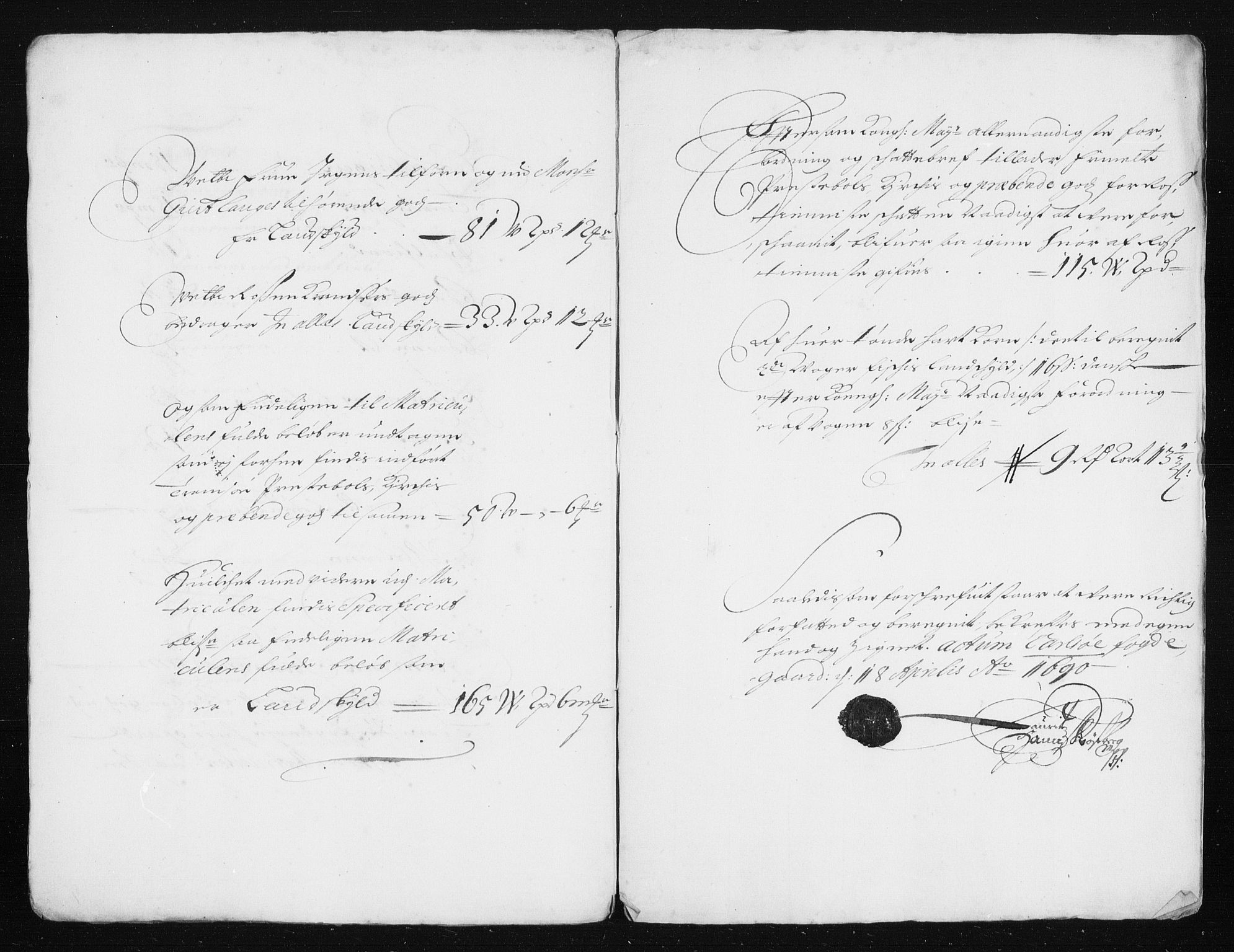 Rentekammeret inntil 1814, Reviderte regnskaper, Stiftamtstueregnskaper, Trondheim stiftamt og Nordland amt, AV/RA-EA-6044/R/Rh/L0014: Nordland amt, 1687-1689