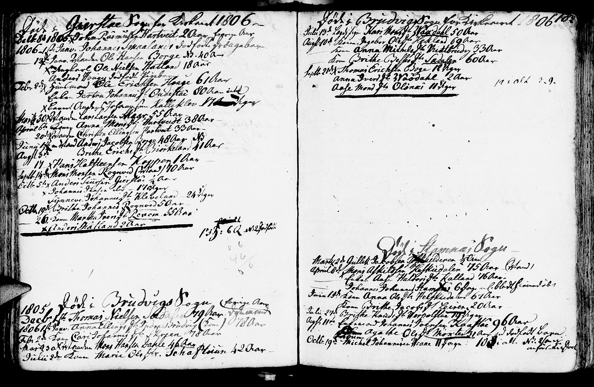 Haus sokneprestembete, AV/SAB-A-75601/H/Haa: Parish register (official) no. A 11, 1796-1816, p. 182