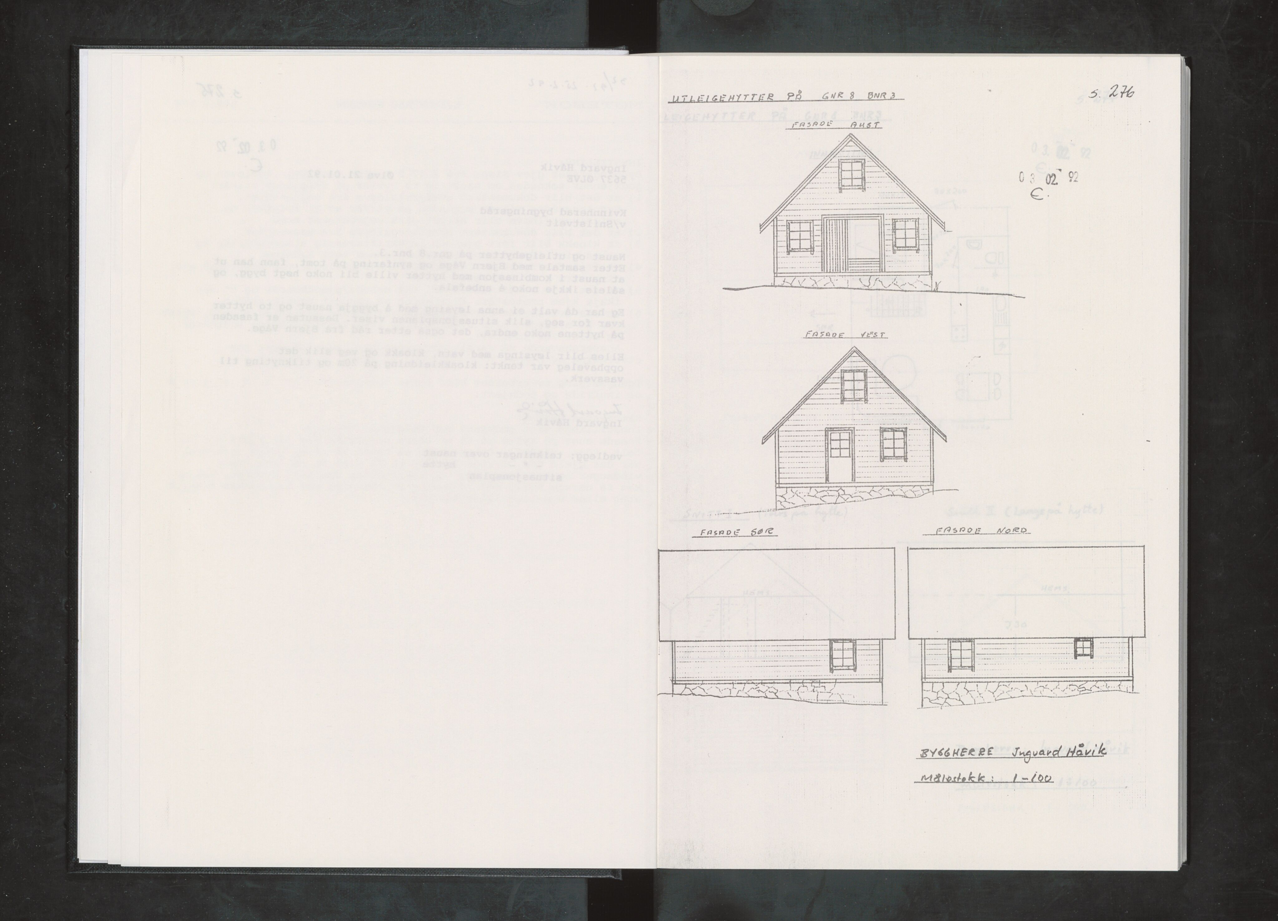 Kvinnherad kommune. Bygningsrådet , IKAH/1224-511/A/Aa/L0078: Møtebok for Kvinnherad bygningsråd, 1992