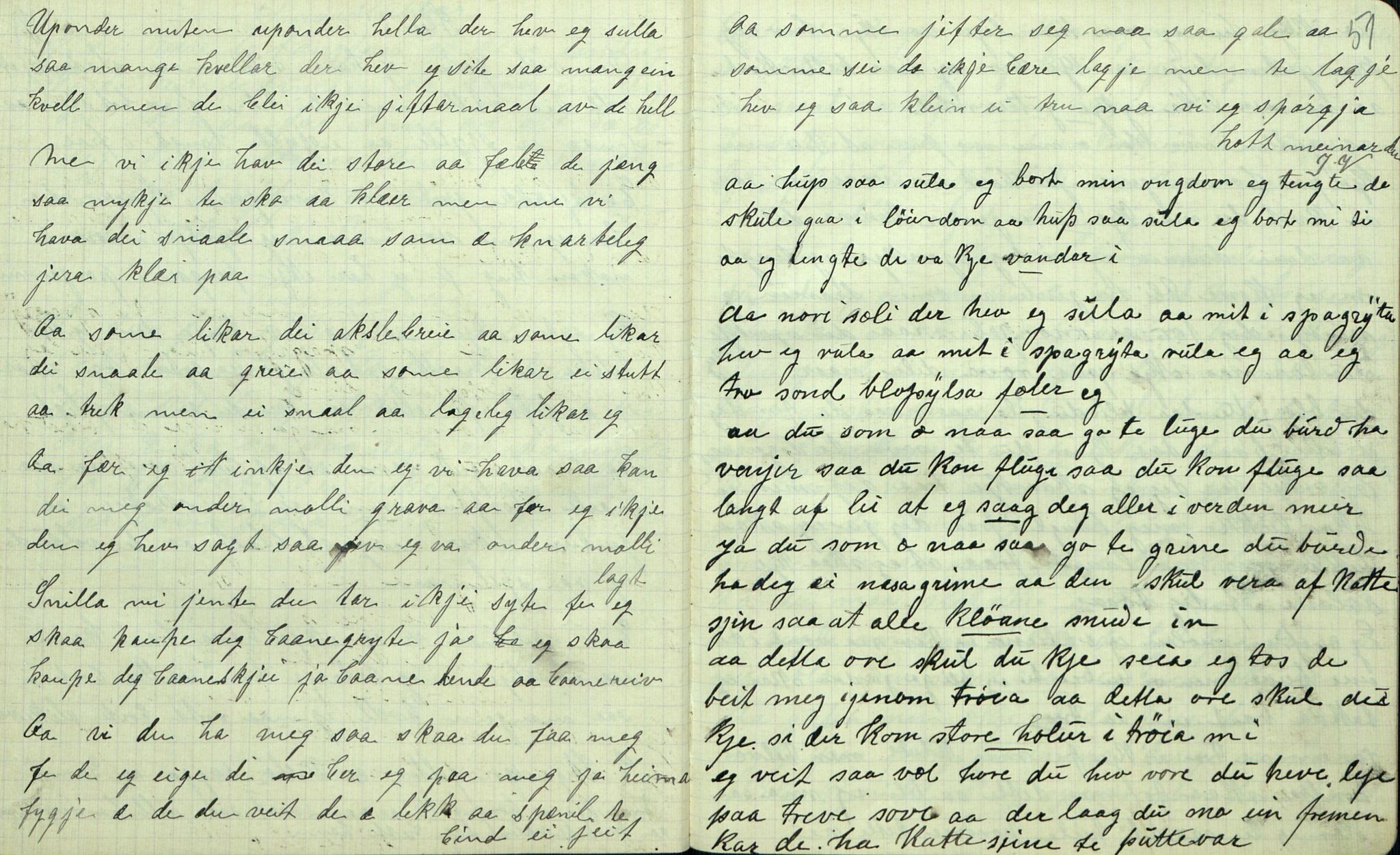 Rikard Berge, TEMU/TGM-A-1003/F/L0007/0023: 251-299 / 273 Øyfjøll. uppskriftir for Rikard Berge ved Olav Vestgarden, Seljord, 1915, p. 50-51