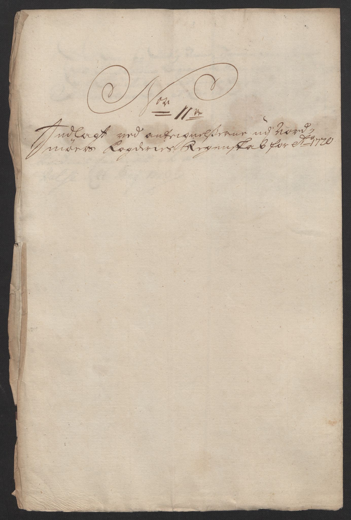 Rentekammeret inntil 1814, Reviderte regnskaper, Fogderegnskap, RA/EA-4092/R56/L3753: Fogderegnskap Nordmøre, 1720, p. 605
