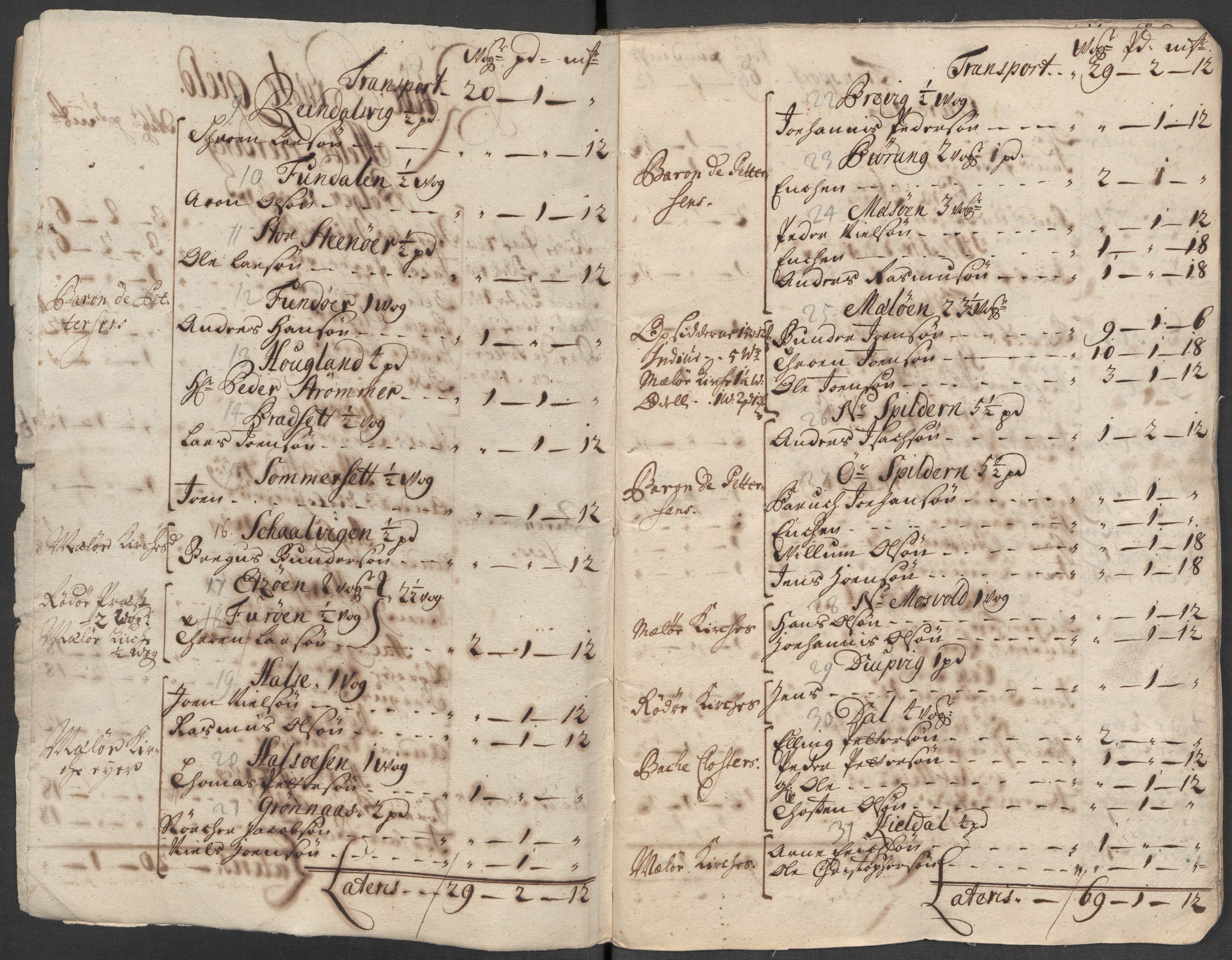 Rentekammeret inntil 1814, Reviderte regnskaper, Fogderegnskap, AV/RA-EA-4092/R65/L4513: Fogderegnskap Helgeland, 1714-1715, p. 23