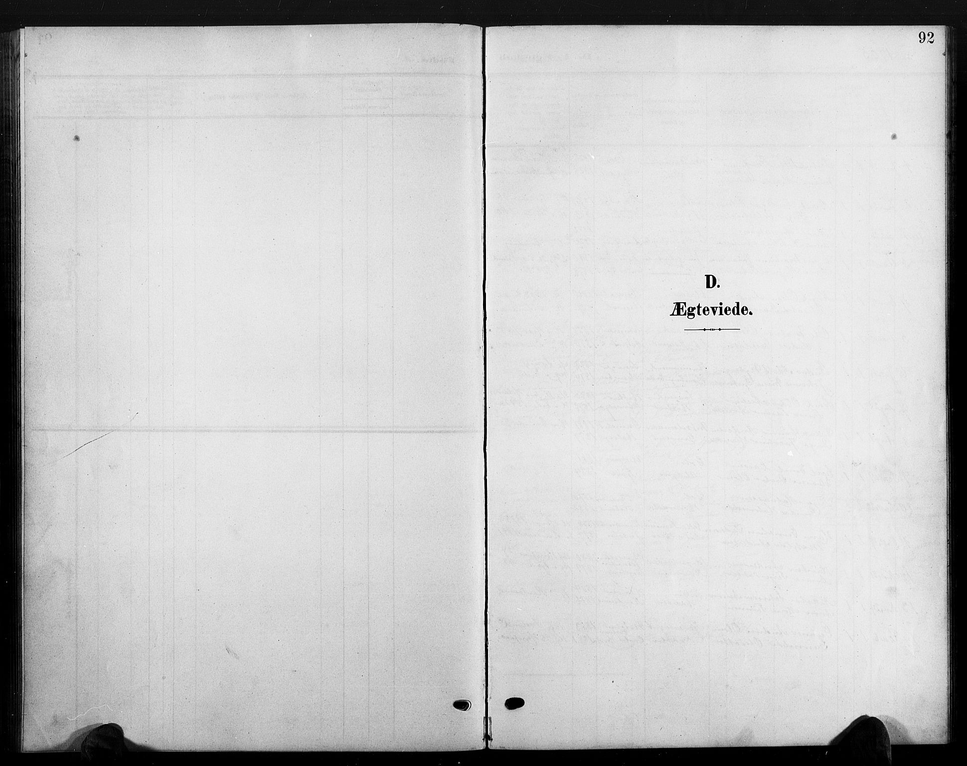 Hommedal sokneprestkontor, SAK/1111-0023/F/Fb/Fbb/L0008: Parish register (copy) no. B 8, 1905-1929, p. 92