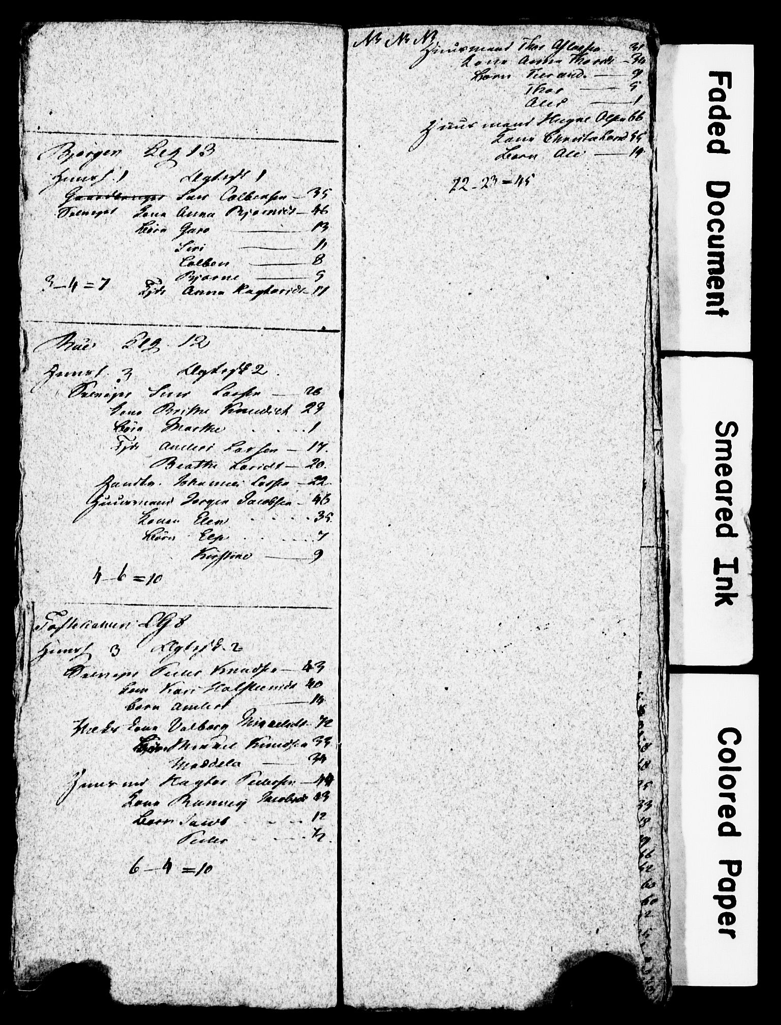 , Census 1825 for Skånevik, 1825, p. 23