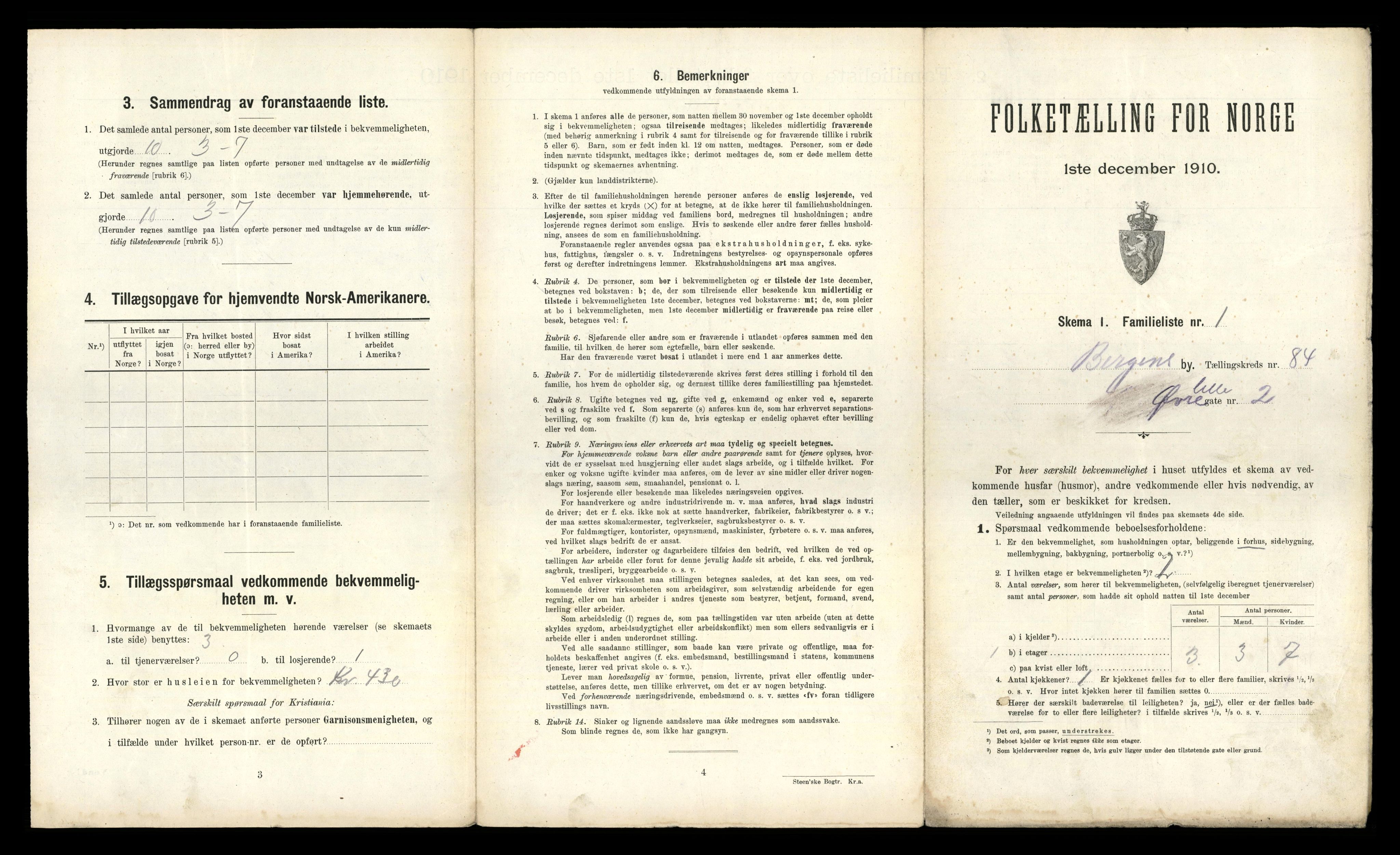 RA, 1910 census for Bergen, 1910, p. 29501