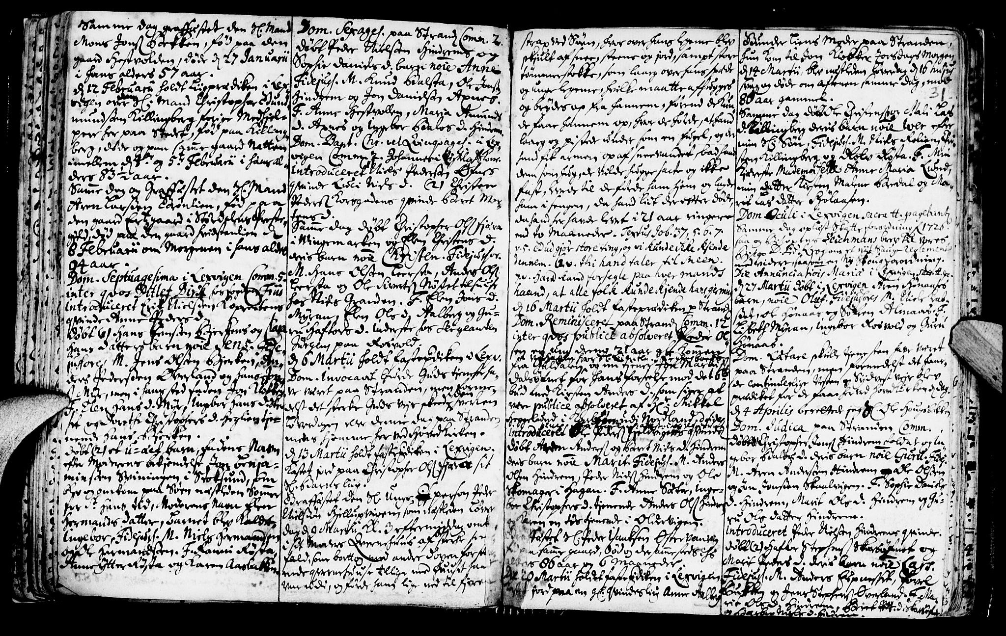 Ministerialprotokoller, klokkerbøker og fødselsregistre - Nord-Trøndelag, SAT/A-1458/701/L0001: Parish register (official) no. 701A01, 1717-1731, p. 31