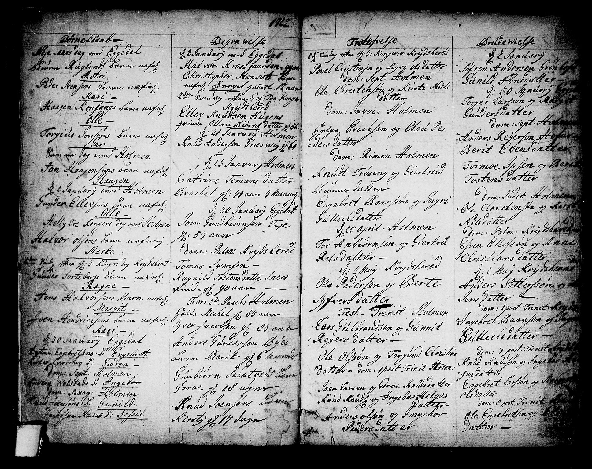 Sigdal kirkebøker, SAKO/A-245/F/Fa/L0001: Parish register (official) no. I 1, 1722-1777, p. 2