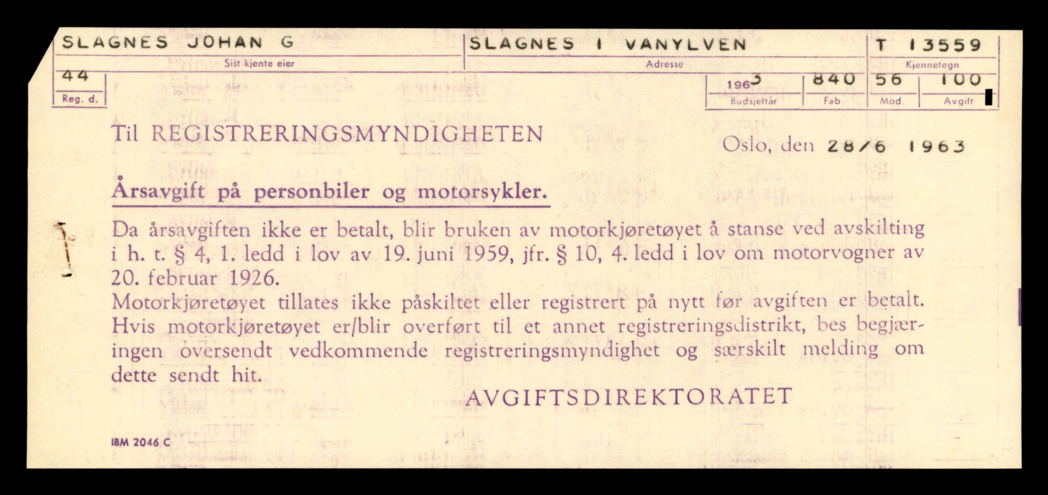Møre og Romsdal vegkontor - Ålesund trafikkstasjon, AV/SAT-A-4099/F/Fe/L0040: Registreringskort for kjøretøy T 13531 - T 13709, 1927-1998, p. 578