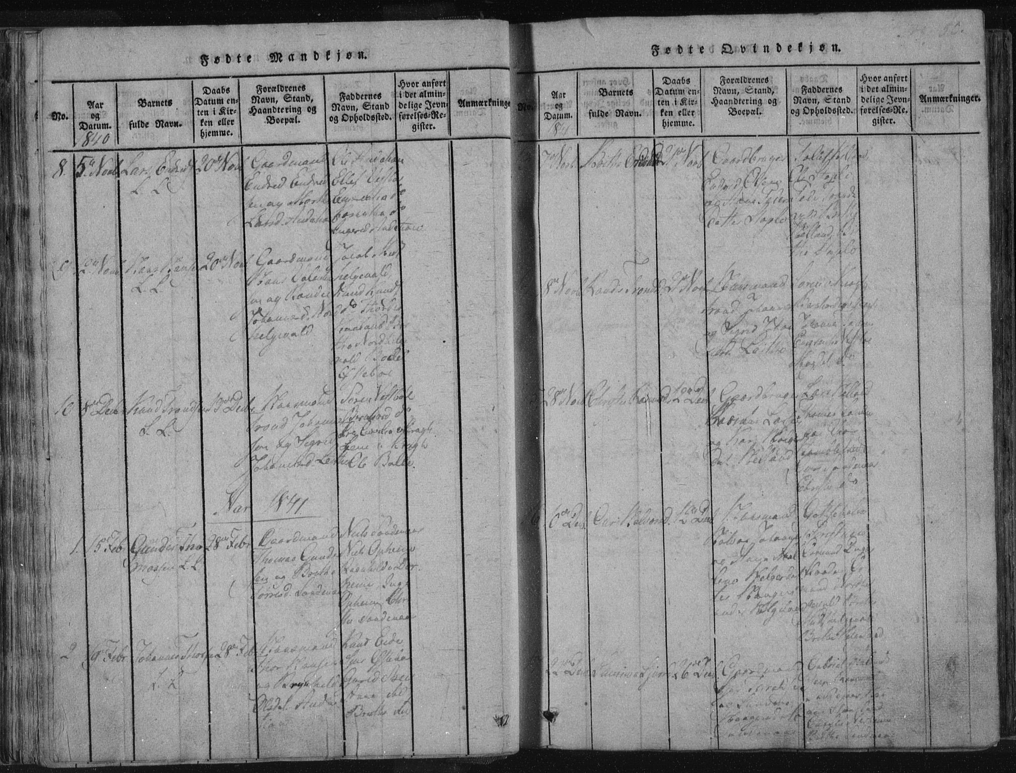 Vikedal sokneprestkontor, AV/SAST-A-101840/01/IV: Parish register (official) no. A 4, 1816-1850, p. 50