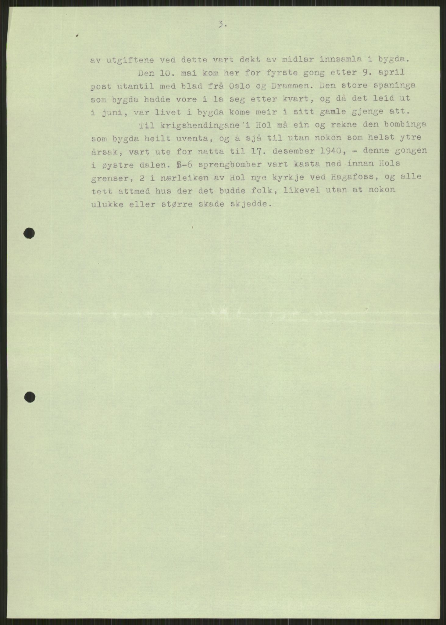 Forsvaret, Forsvarets krigshistoriske avdeling, AV/RA-RAFA-2017/Y/Ya/L0014: II-C-11-31 - Fylkesmenn.  Rapporter om krigsbegivenhetene 1940., 1940, p. 341