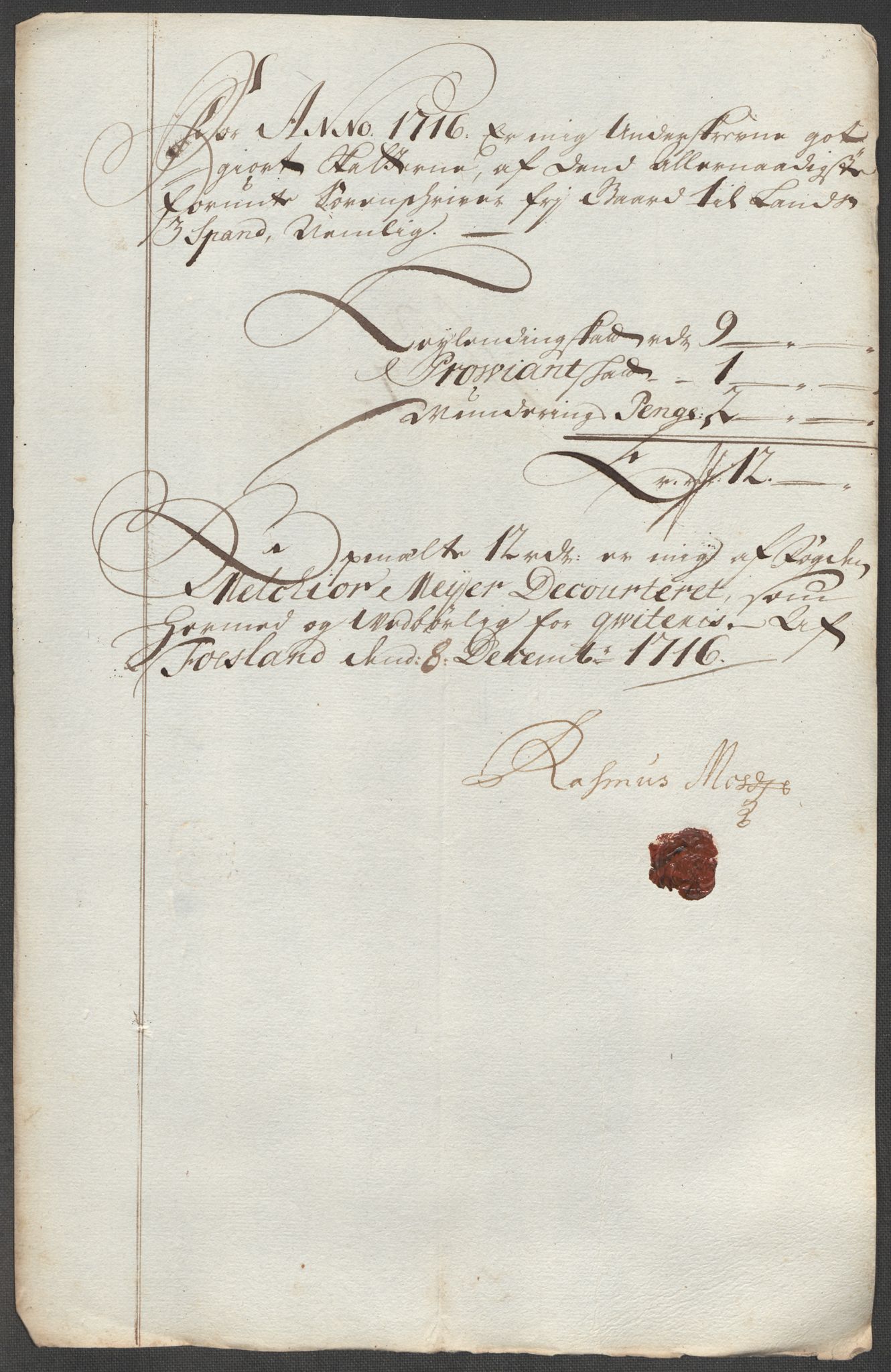 Rentekammeret inntil 1814, Reviderte regnskaper, Fogderegnskap, AV/RA-EA-4092/R64/L4437: Fogderegnskap Namdal, 1716, p. 191