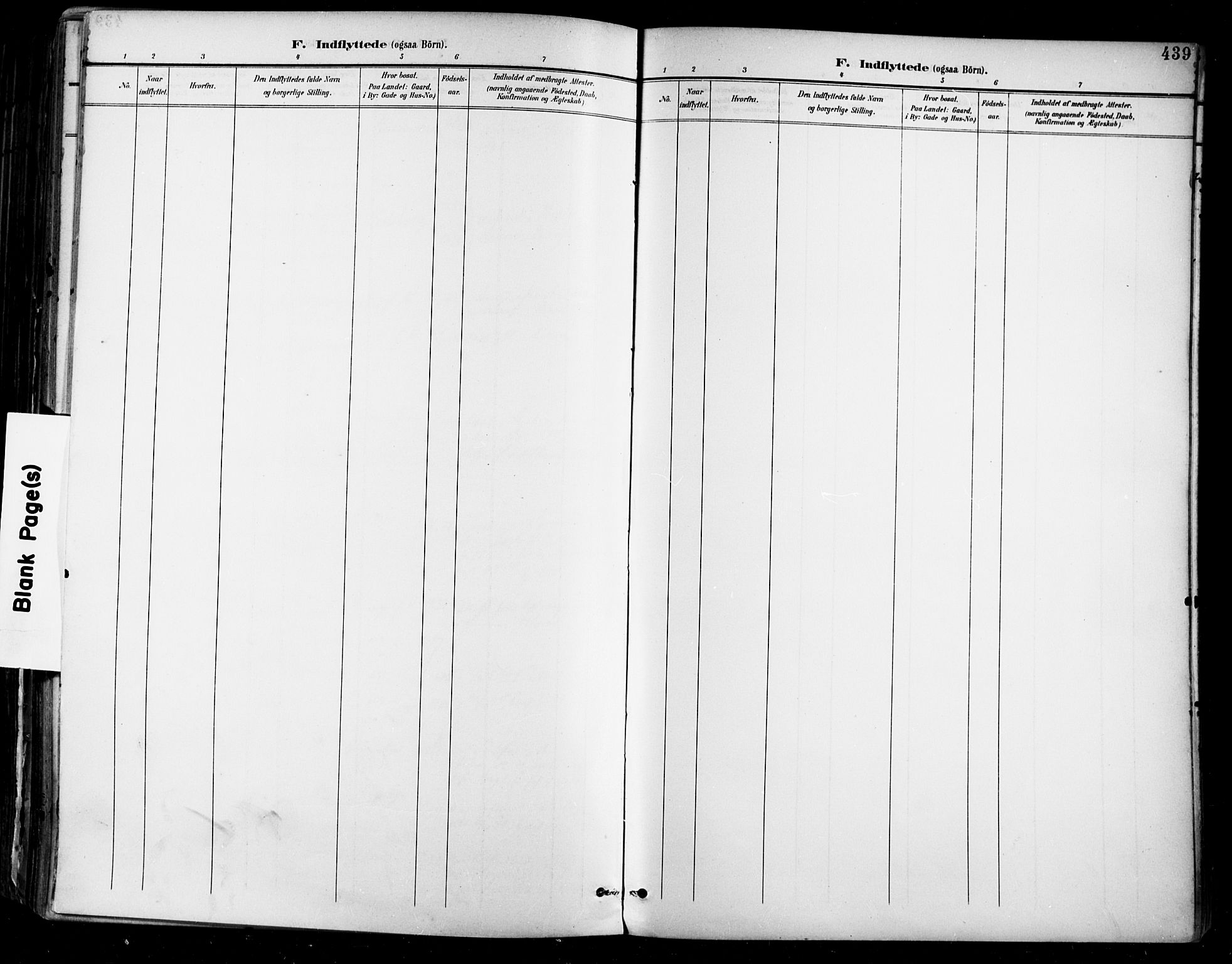 Tune prestekontor Kirkebøker, SAO/A-2007/F/Fa/L0019: Parish register (official) no. 19, 1898-1904, p. 439